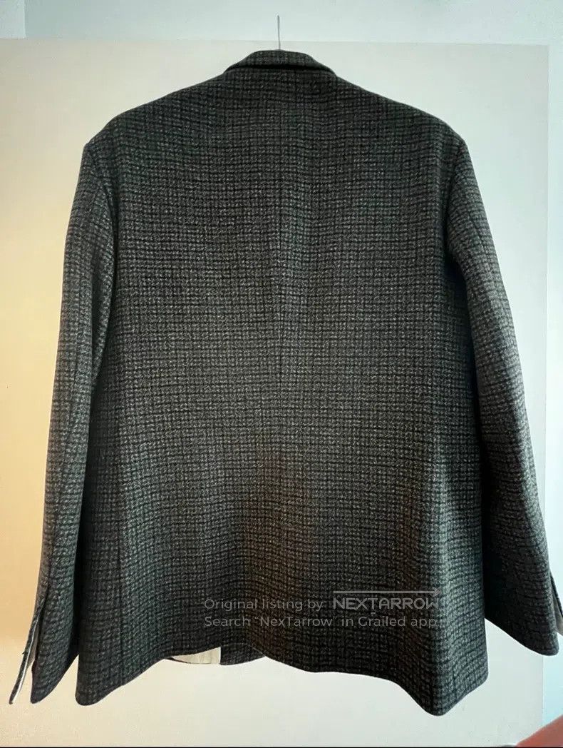 Raf Simons Raf Simons AW 2021 Qianniao check tweed suit jacket Size 48R - 2 Thumbnail
