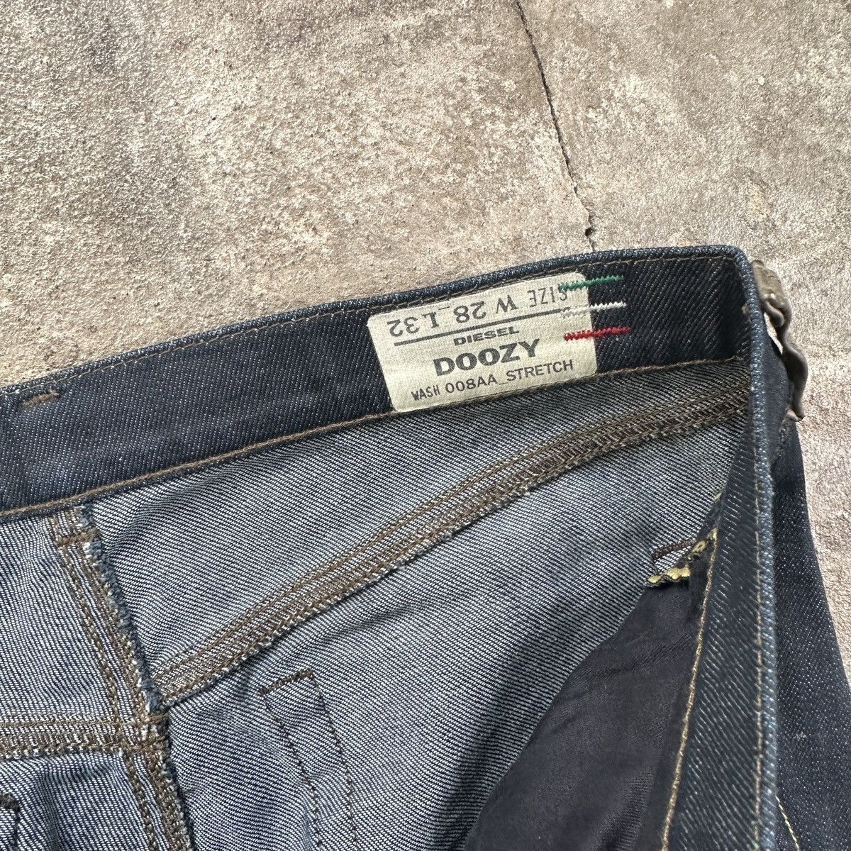 Diesel Diesel Doozy Waxed Navy Denim Size 28" / US 6 / IT 42 - 6 Thumbnail