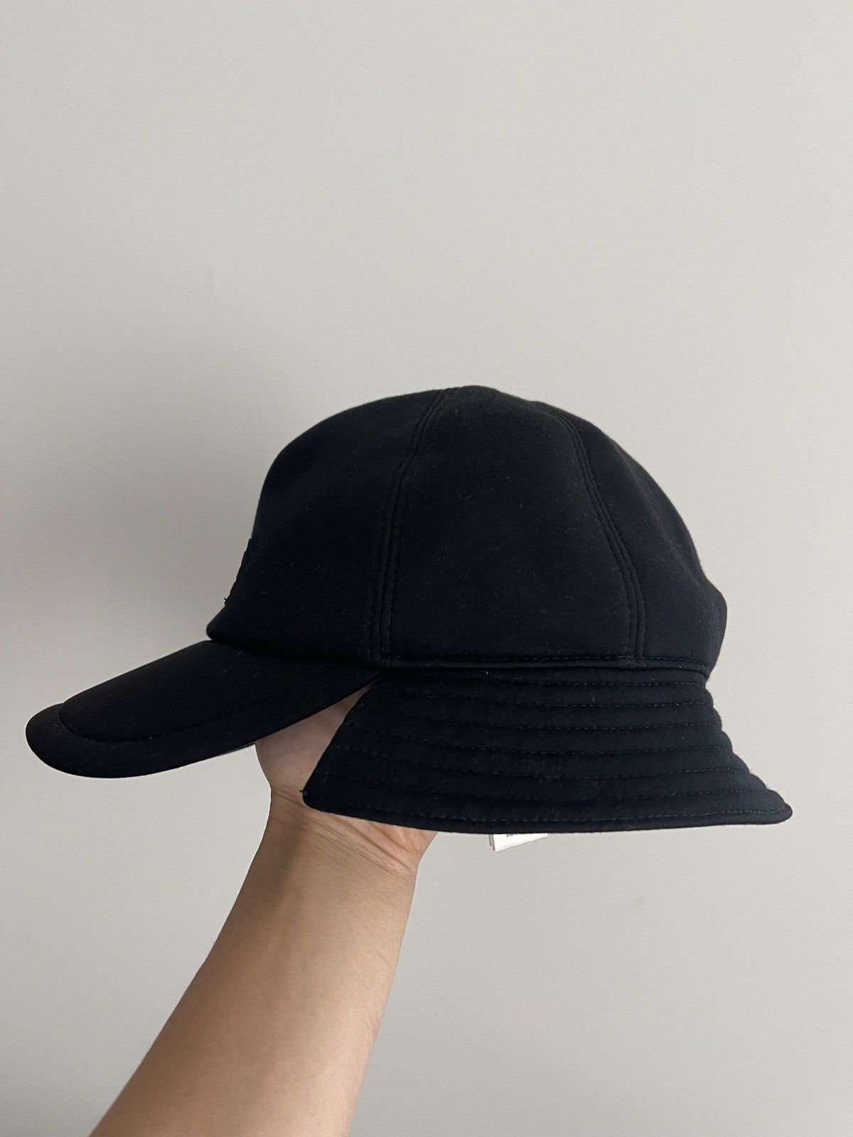Burberry STEAL! Burberry Logo Appliqué Reconstructed Baseball Hat Size ONE SIZE - 5 Thumbnail