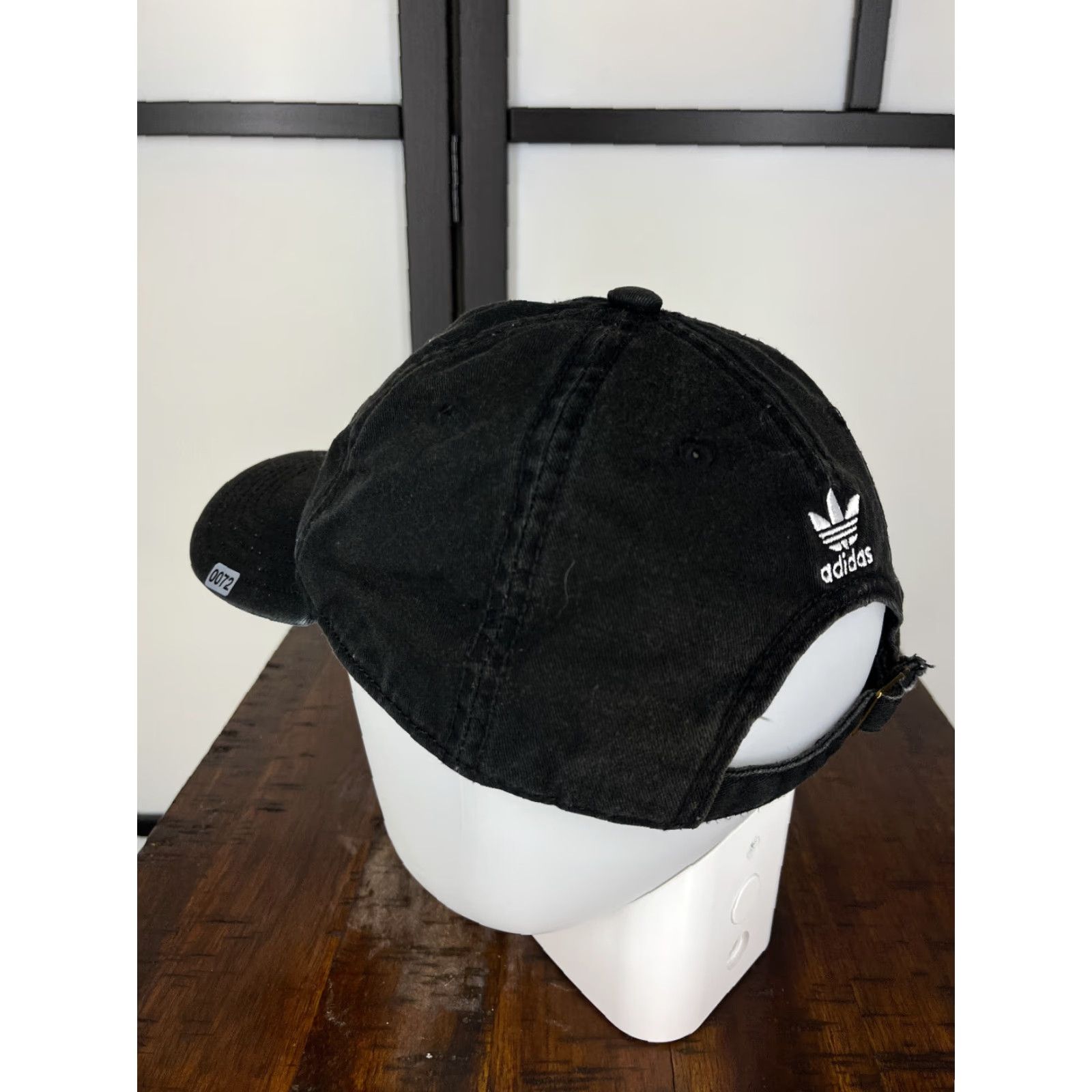 Adidas Adidas Hat Cap One Size Black 3 Stripes Cotton Golf Logo Adjustable Baseball Cap Mens Men’s Sun Hat Size ONE SIZE - 6 Thumbnail