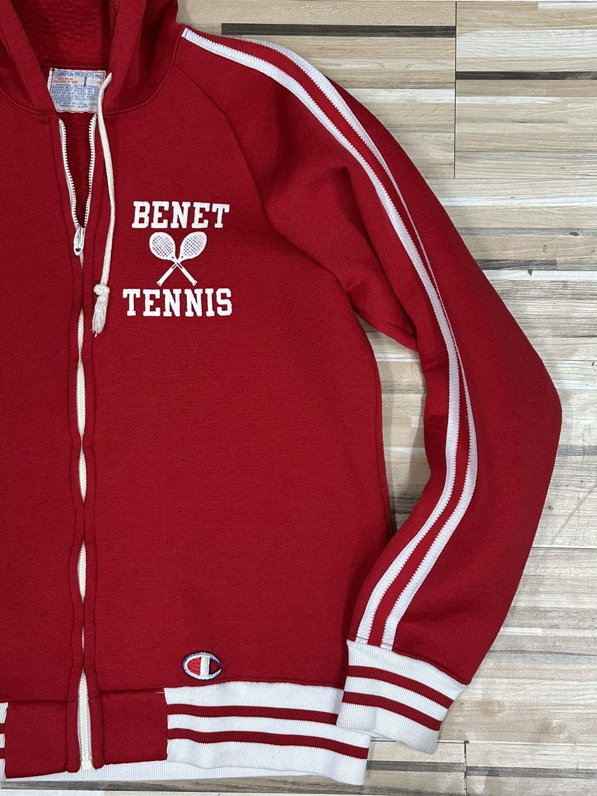 Champion Vintage 60s Champion Products BENET Tennis Nylon Hoodie Size US S / EU 44-46 / 1 - 5 Thumbnail