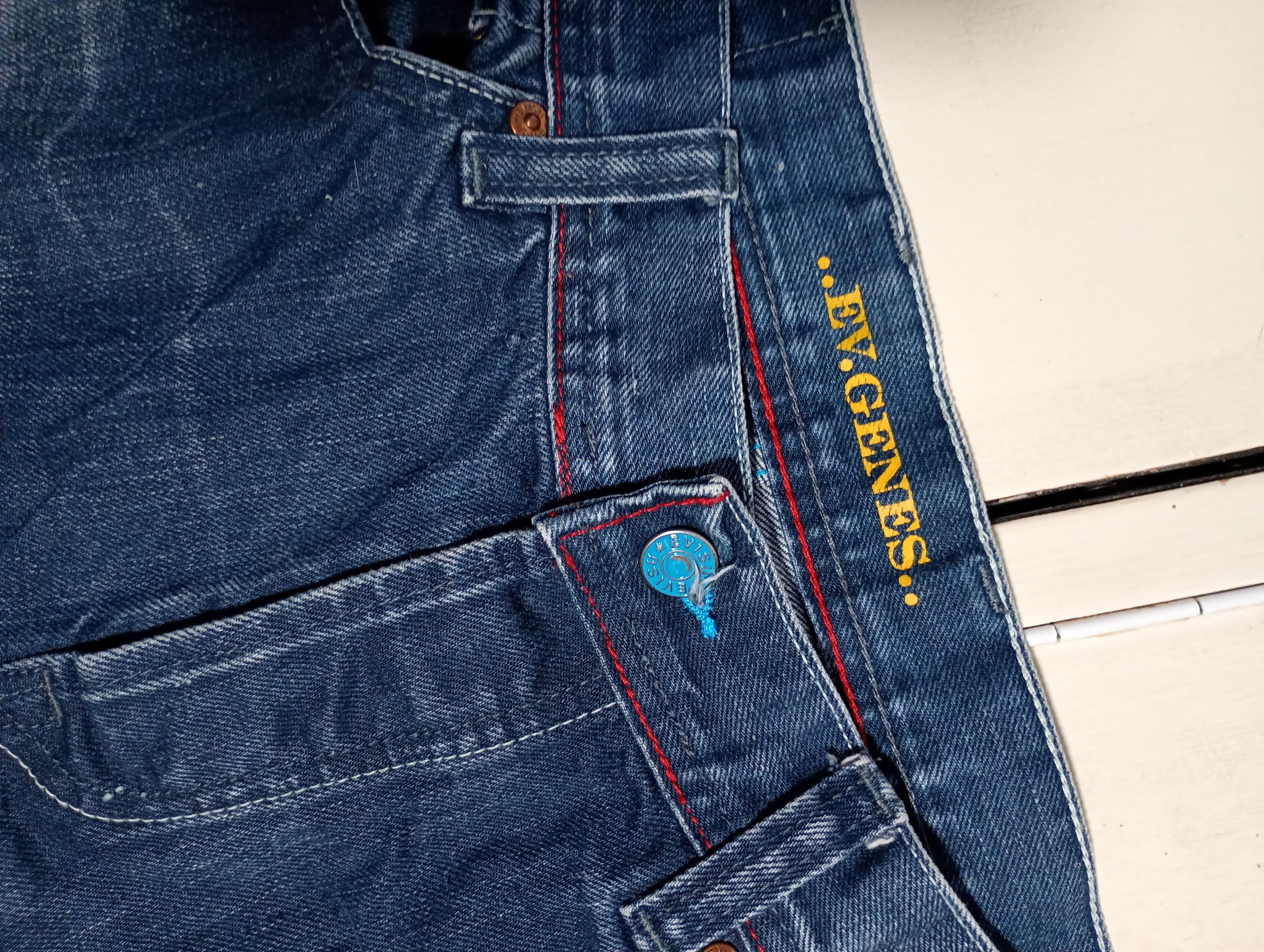 Evisu Evisu Ev.Genes Blue Selvege Jeans Vintage Size US 30 / EU 46 - 8 Thumbnail
