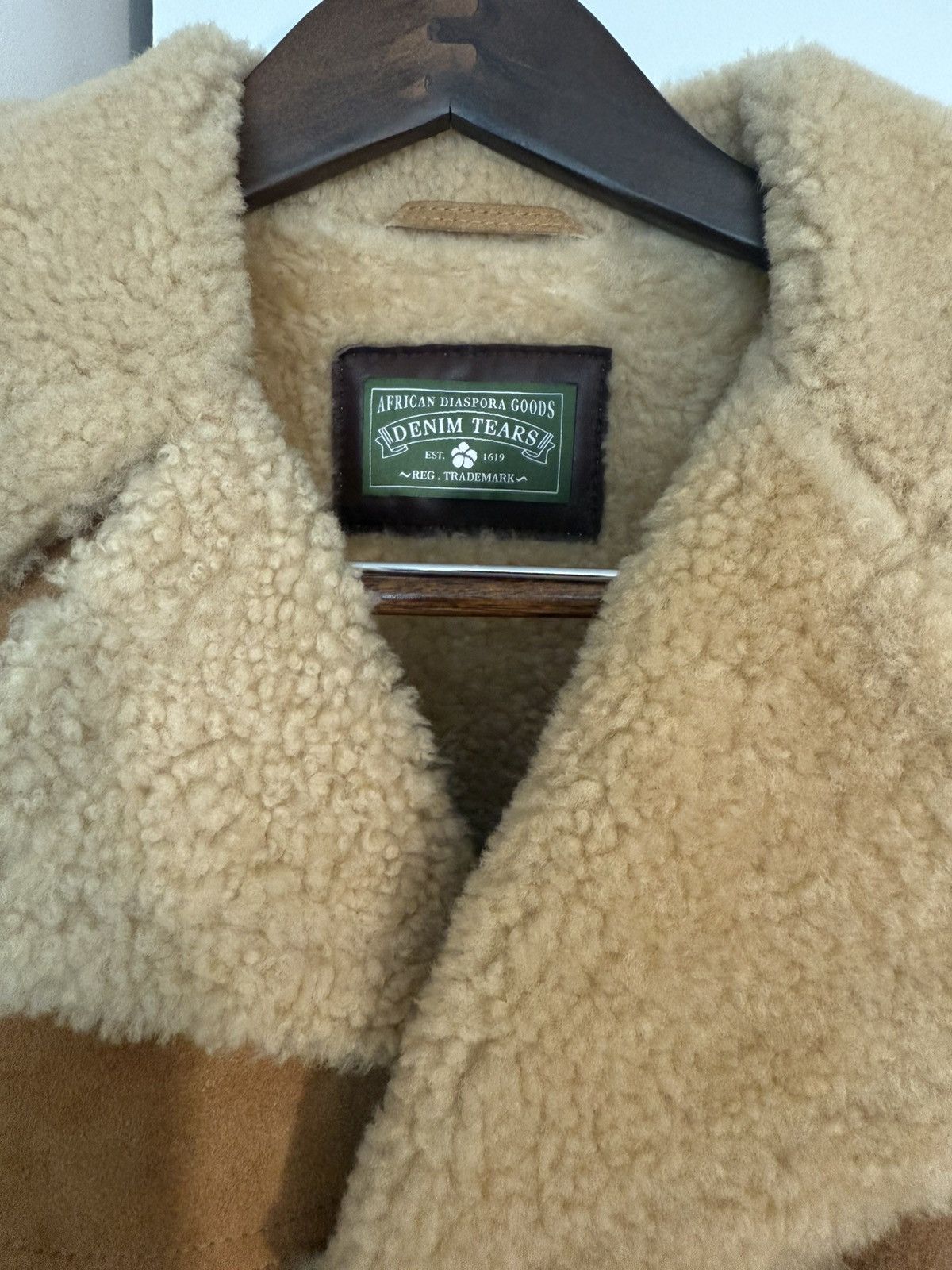 DENIM TEARS Denim Tears Winter Recess NYC Shearling Jacket Size US L / EU 52-54 / 3 - 4 Thumbnail