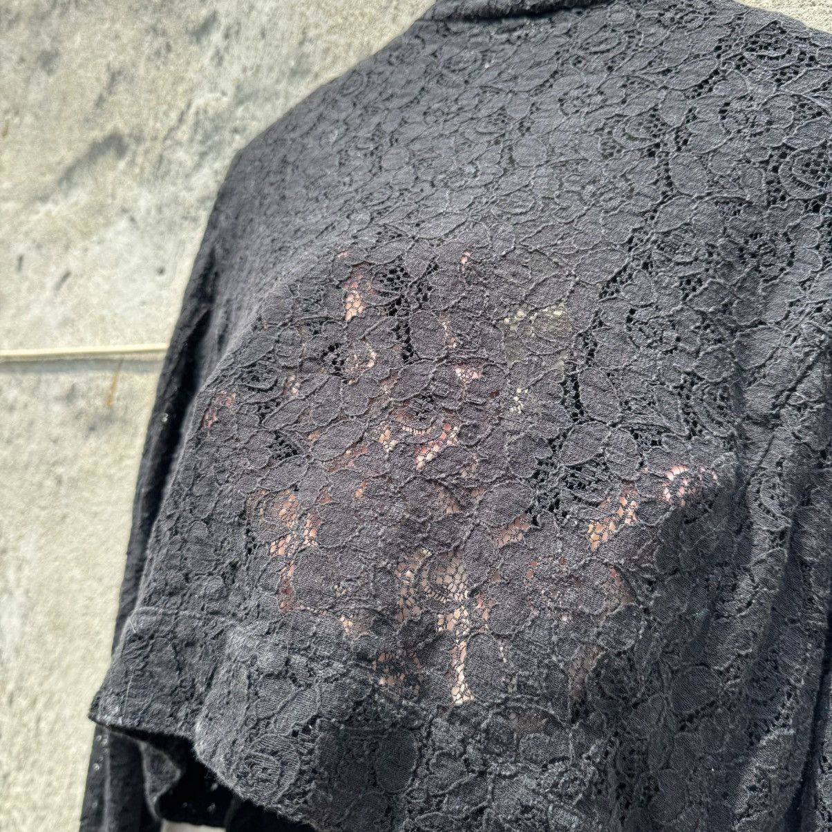 Other Avant Garde Transparent Boxy Mesh Bomber Jacket Opium Size M / US 6-8 / IT 42-44 - 7 Thumbnail