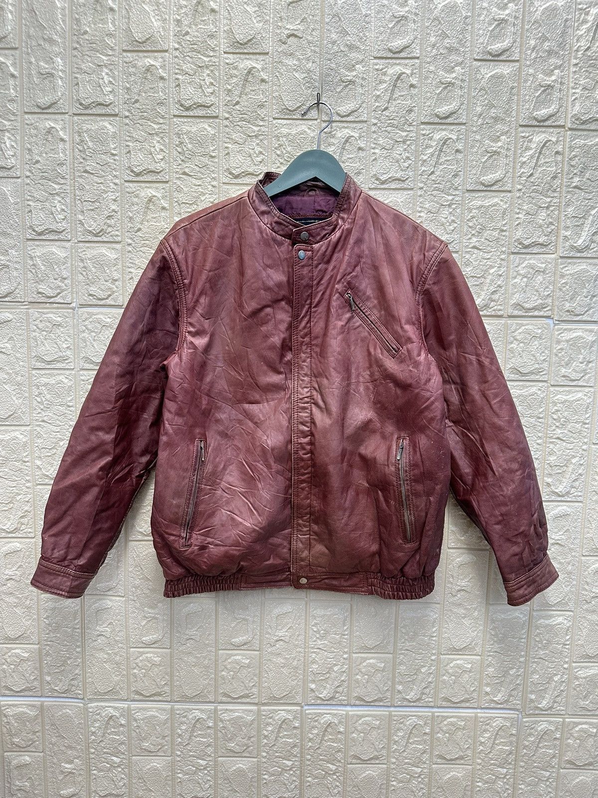 Vintage Vintage King Plymouth Leather Jacket MJ36 | Grailed