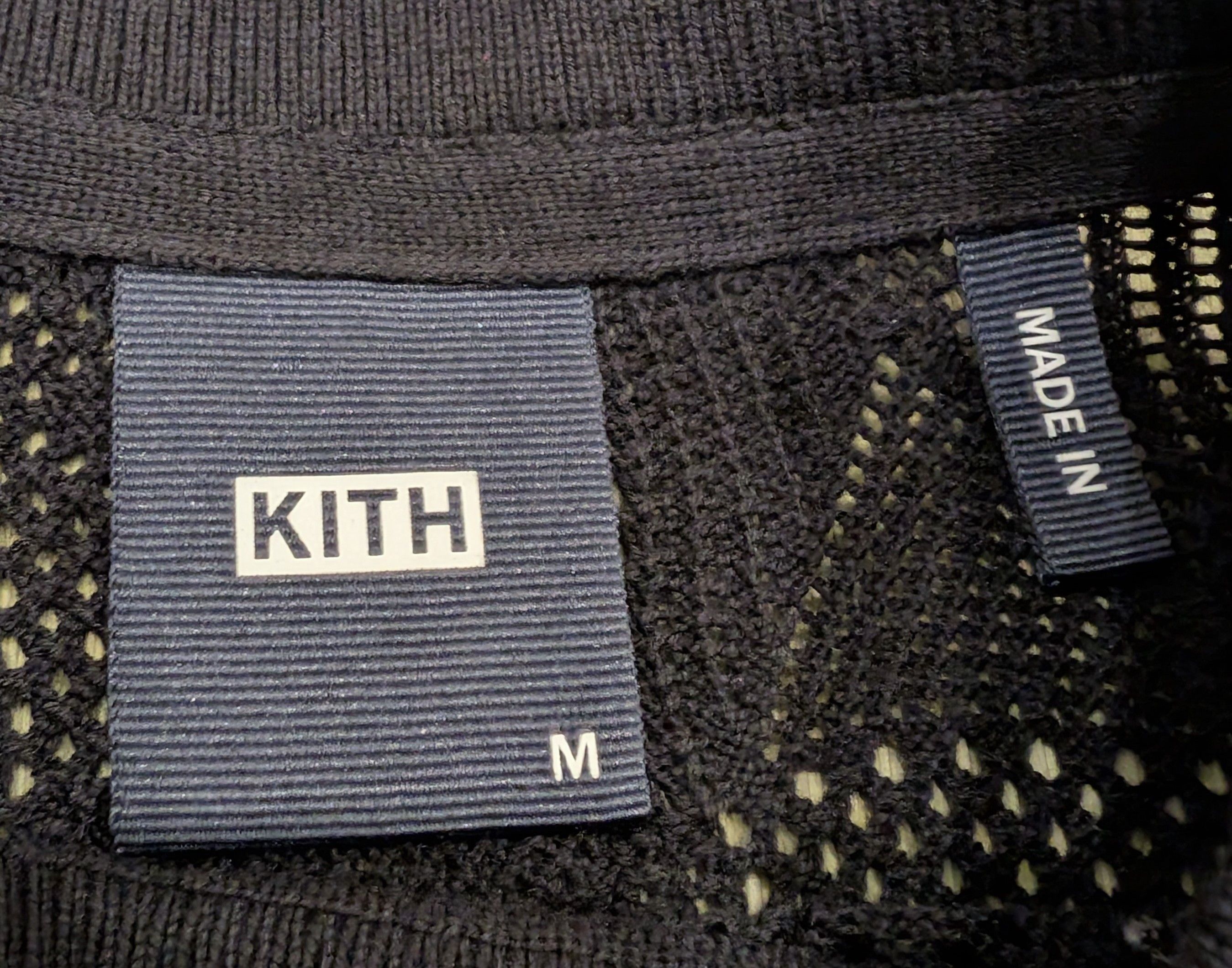 Kith Kith Tilden Crochet Shirt Black Cotton Blend Size US M / EU 48-50 / 2 - 3 Thumbnail