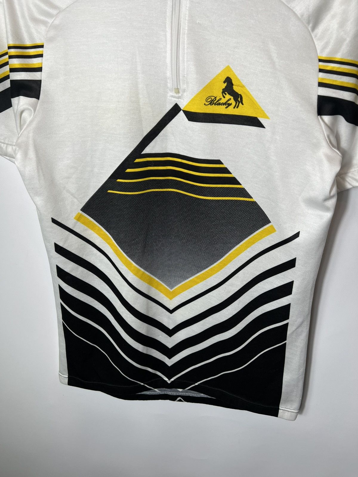 Vintage Vintage sportswear Blacky Switzerland 1990s Cycling Jersey Size US L / EU 52-54 / 3 - 3 Thumbnail