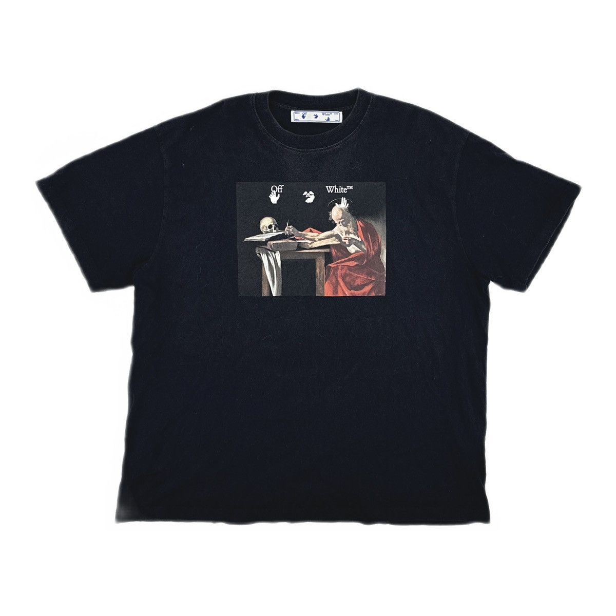 Off-White Off-White Caravaggio Short-Sleeve Over T-Shirt Size US S / EU 44-46 / 1 - 1 Thumbnail