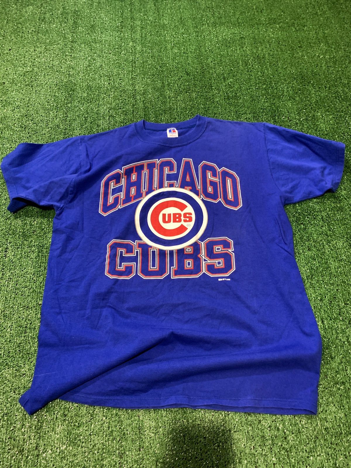Vintage VINTAGE 1995 CHICAGO CUBS T-SHIRT Size US XL / EU 56 / 4 - 1 Thumbnail