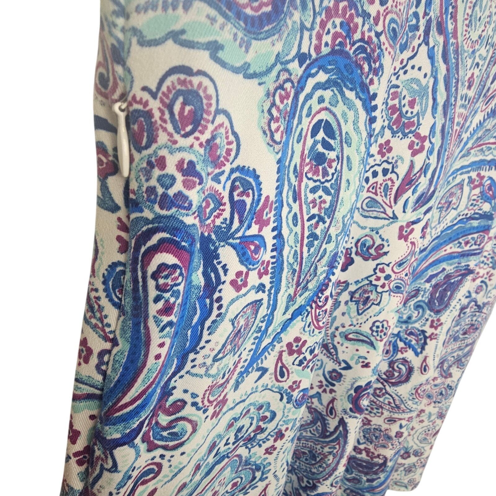 Titleist Title Nine Womens Dream Paisley Print Golf Dress M Stretch Size M / US 6-8 / IT 42-44 - 4 Thumbnail