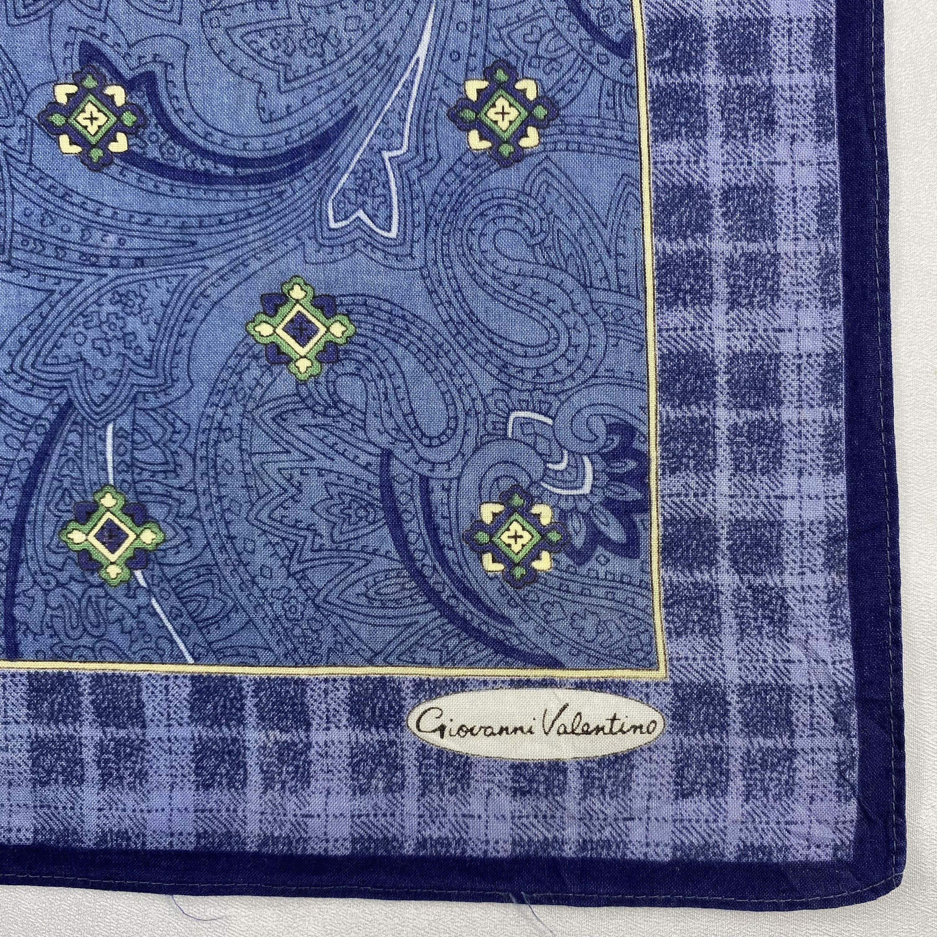 Giovanni Valentino × Vintage Giovanni Valentino Bandana/ Handkerchief / Neckerchief-P440 Size ONE SIZE - 3 Thumbnail