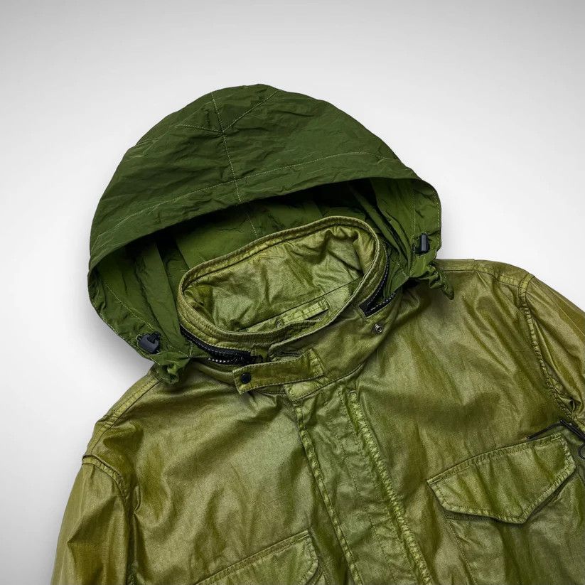 C.P. Company o1y1224 Logo Hooded Jacket in Military Green Size US S / EU 44-46 / 1 - 8 Thumbnail