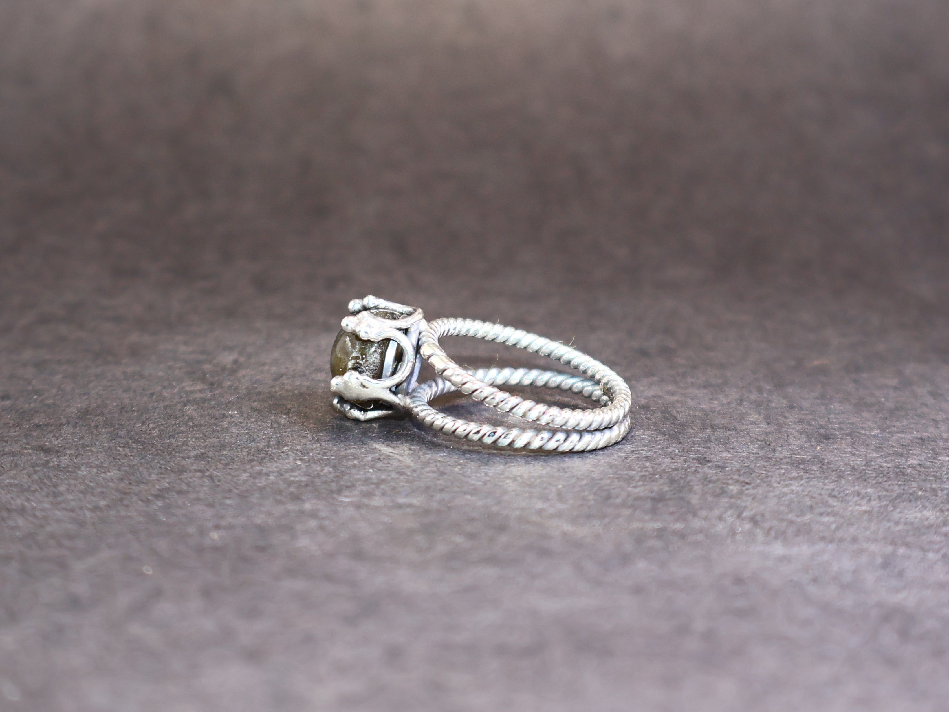 Handmade Labradorite Ring, Handmade Women Ring, Sterling Silver Ring, Size ONE SIZE - 4 Thumbnail