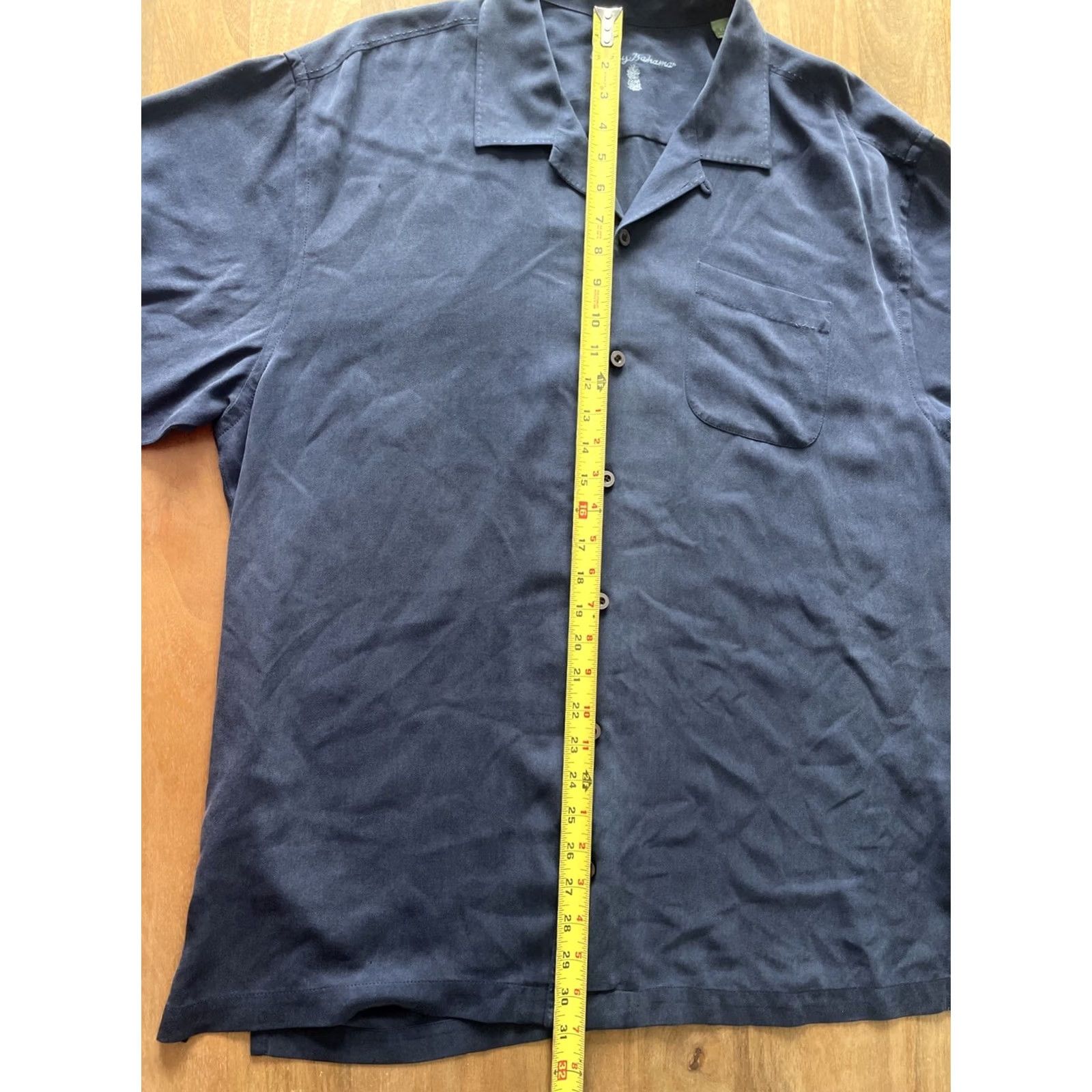 Tommy Bahama Tommy Bahama Shirt Mens XL Hawaiian Size Silk Navy Relaxed Loop Collar Size US XL / EU 56 / 4 - 6 Thumbnail