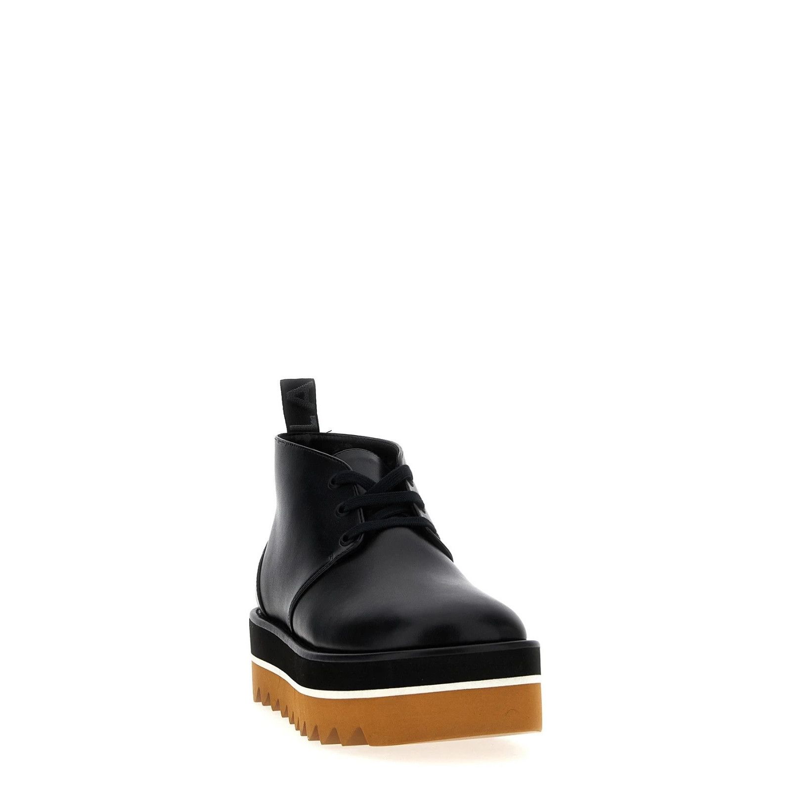 Stella McCartney STELLA MCCARTNEY Sneak Elyse Desert Black Platform Ankle Boo Size US 9 / IT 39 - 2 Thumbnail