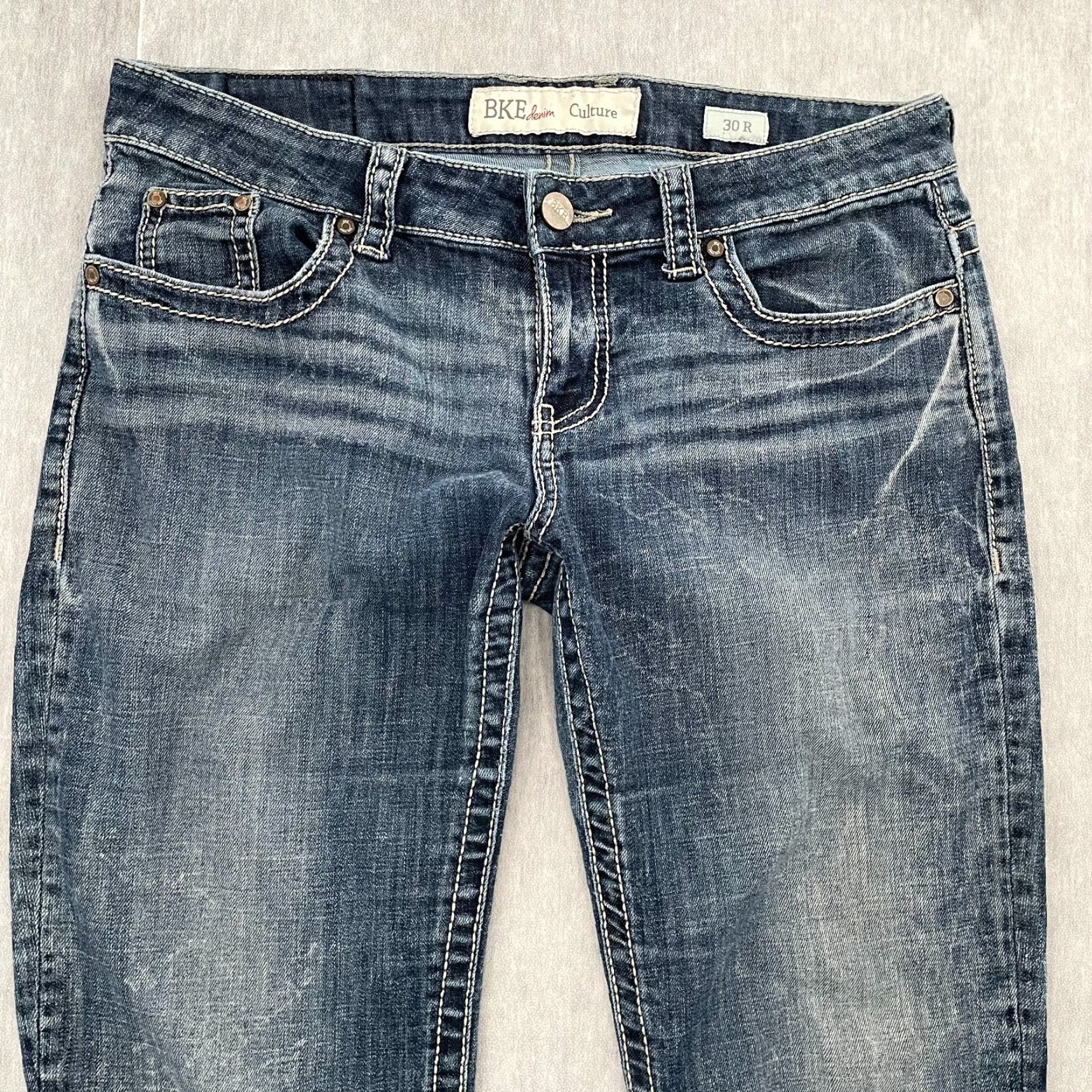 Vintage VINTAGE Buckle Jeans Womens 30R Blue Denim Bootcut Pants 5-Pocket Stretch Ladies Size 30" / US 8 / IT 44 - 3 Thumbnail
