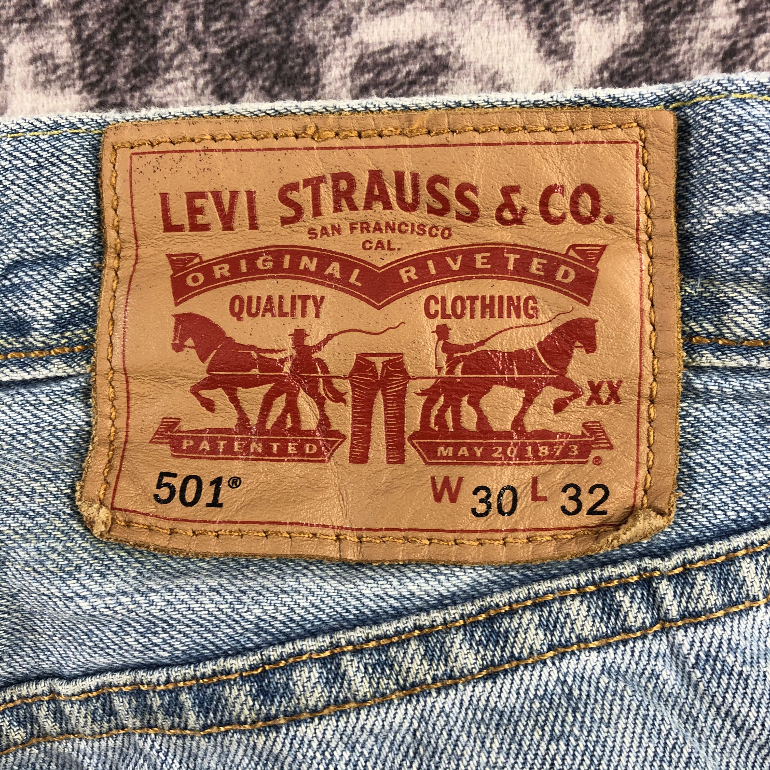 Levi's Vintage Light Wash Levis 501 Jeans-JM3051 Size US 31 - 6 Thumbnail