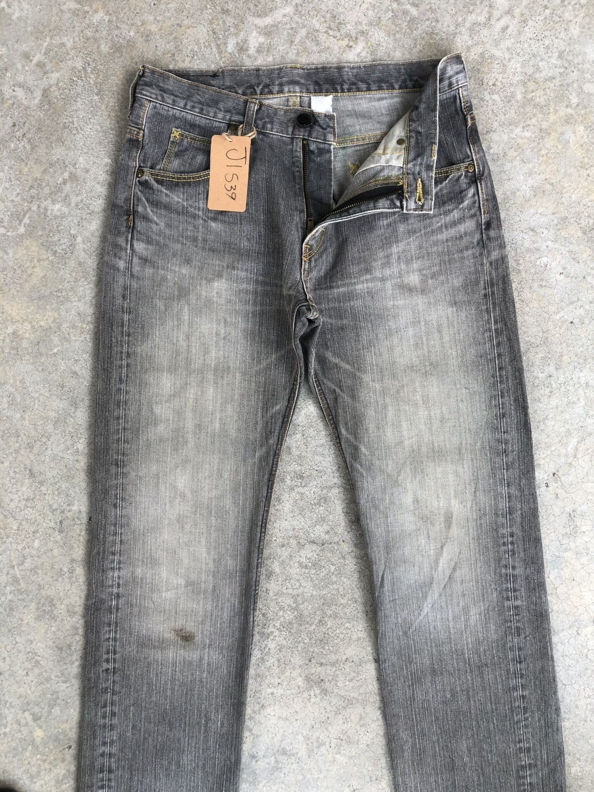 Kapital Japanese Lee Distressed Jeans Mudwash Size US 31 - 5 Thumbnail