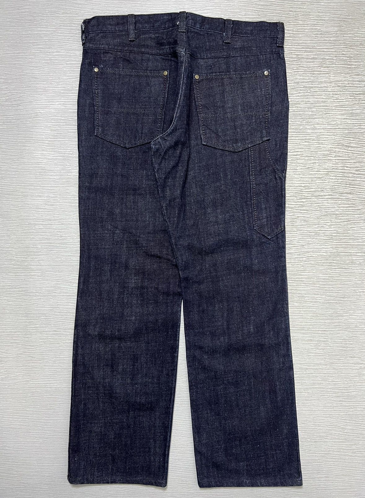 Number (N)ine Number (N)ine - AW02 - Stitch Detail Denim Carpenter Pants Size US 32 / EU 48 - 2 Thumbnail