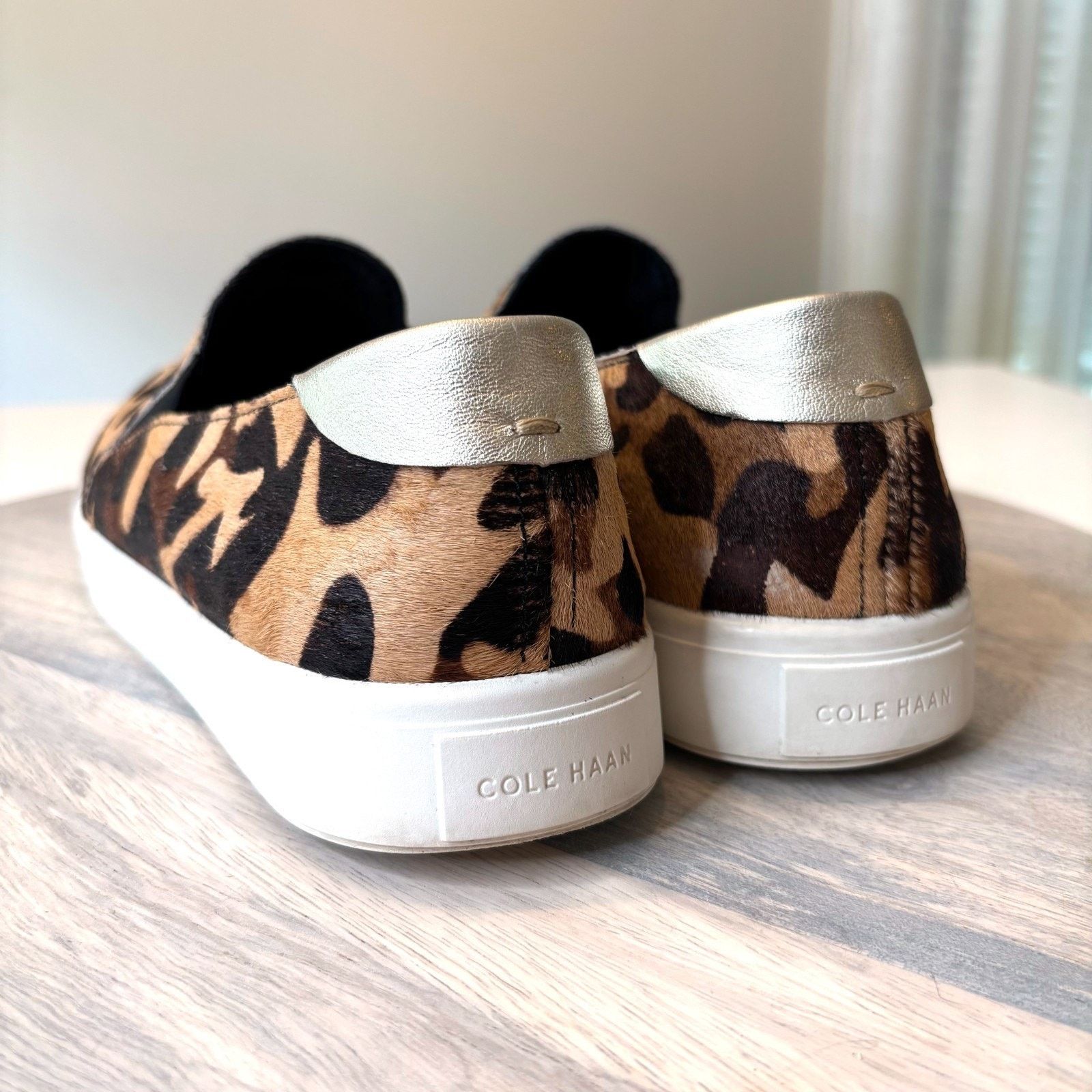 Cole Haan Cole Haan Leopard Sneakers 8B Calf Hair Cheetah Print Casual Size US 8 / IT 38 - 7 Thumbnail