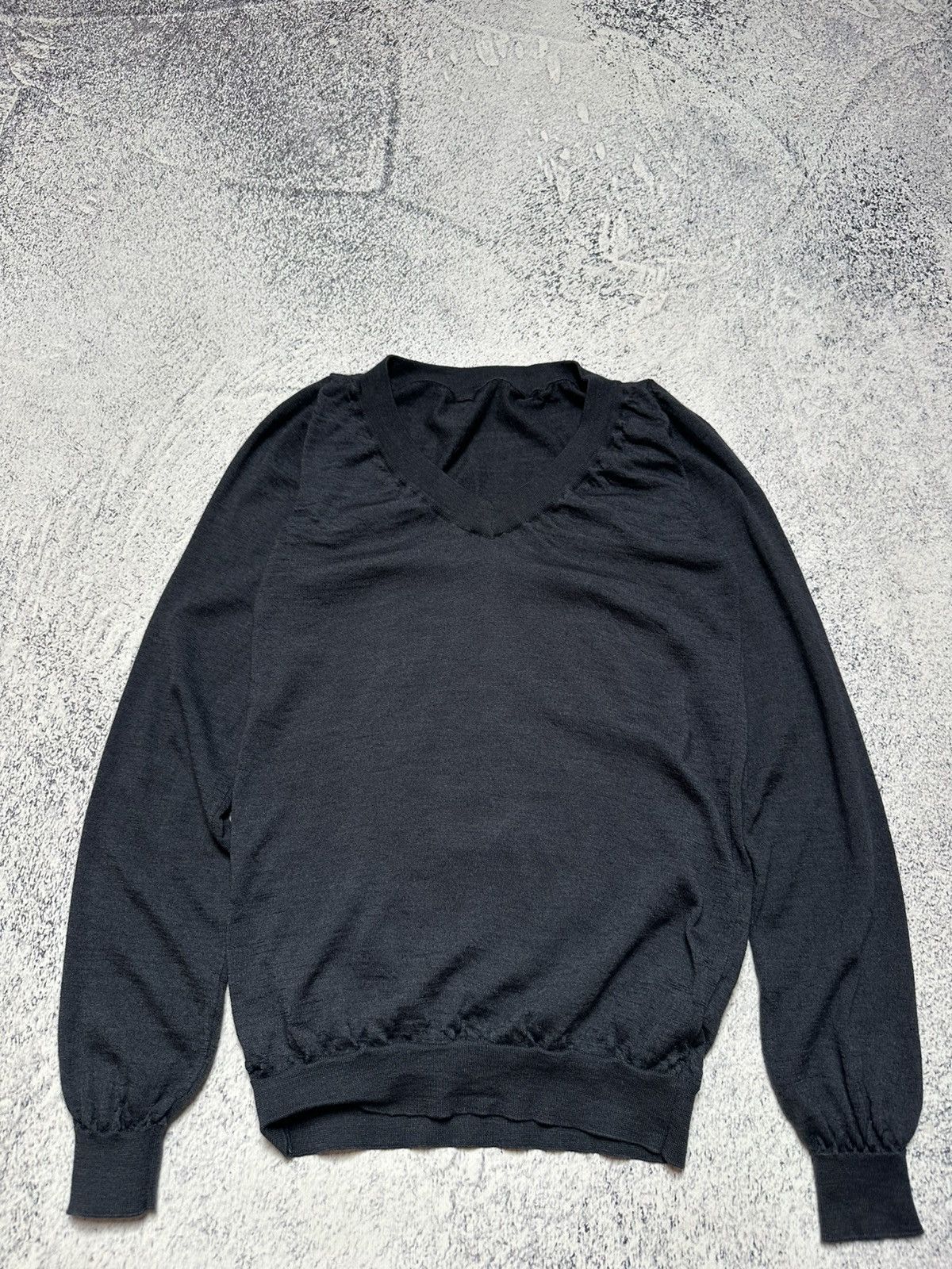 Brunello Cucinelli $1020 Brunello Cucinelli Cashmere/Silk V-Neck Sweater Jumper Size XS / US 0-2 / IT 36-38 - 7 Thumbnail