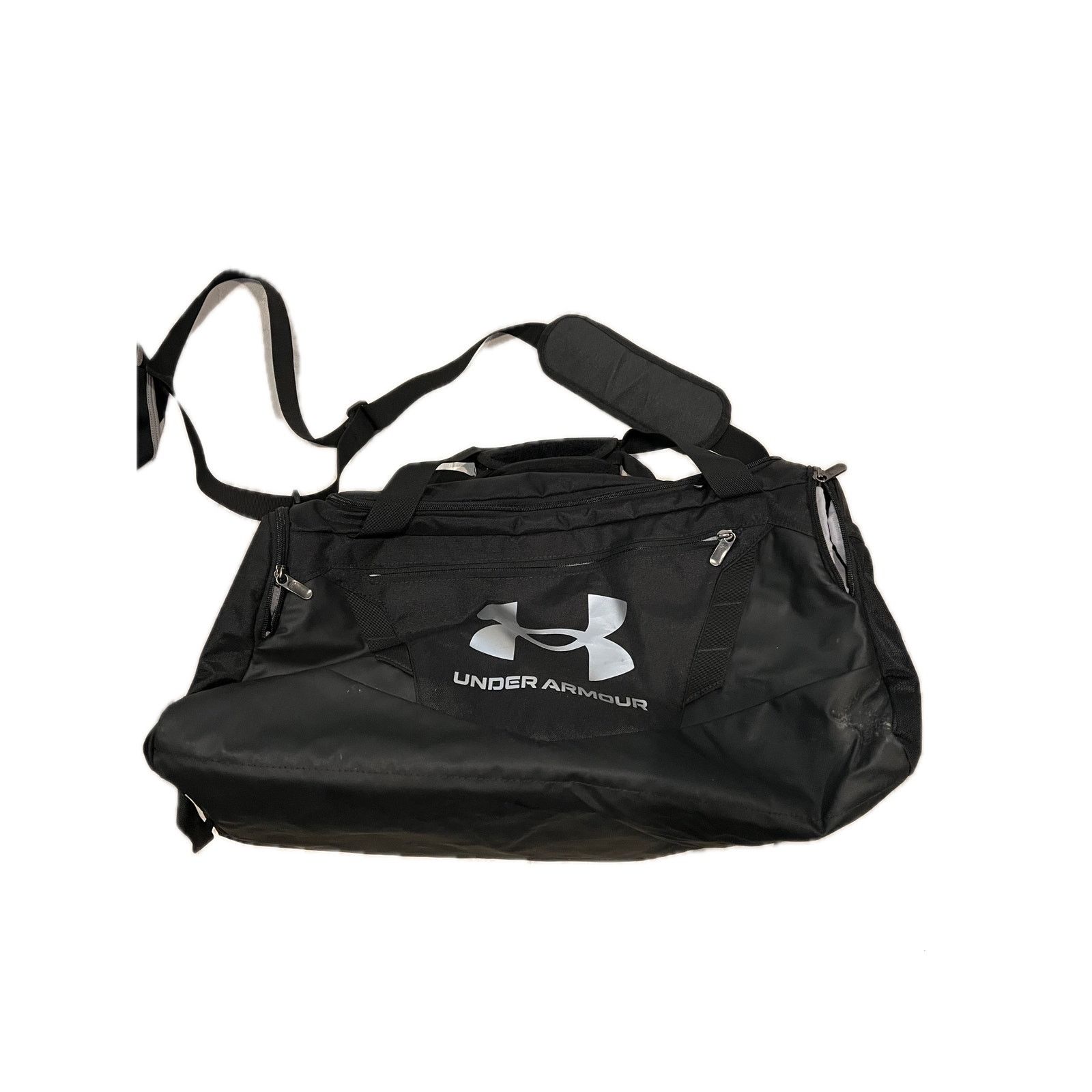 Under Armour Under Armour Storm White Black Duffel Gym Bag 22"x10"x10" Size ONE SIZE - 1 Thumbnail