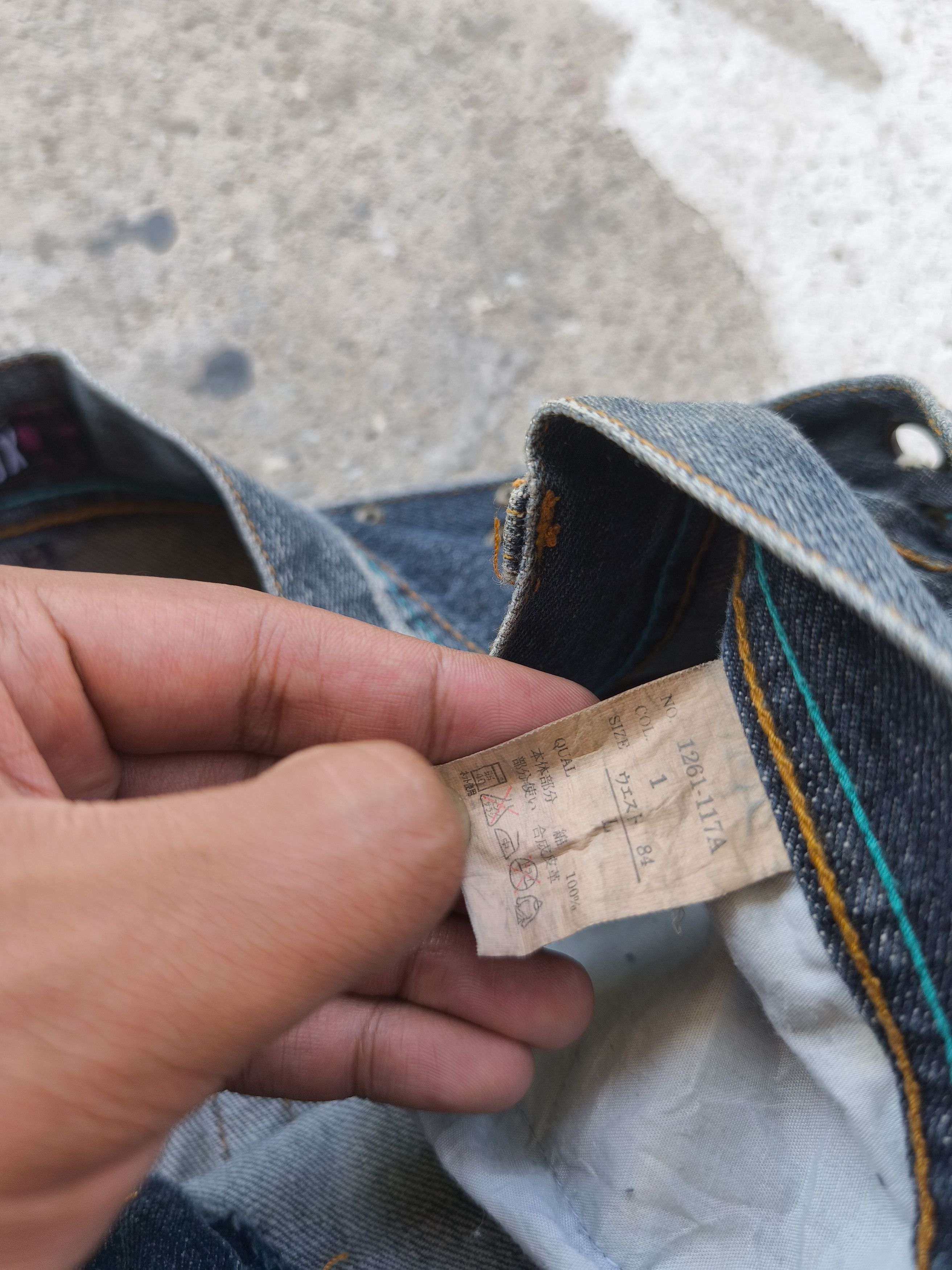 If Six Was Nine × LOWBOX Lowbox clawmark flare double waist denim Size US 34 / EU 50 - 11 Thumbnail