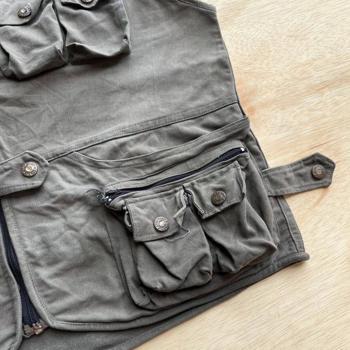 Moleskine GERMANY MILITARY VINTAGE MOLESKINE REWORK VEST JACKET Size US L / EU 52-54 / 3 - 4 Thumbnail