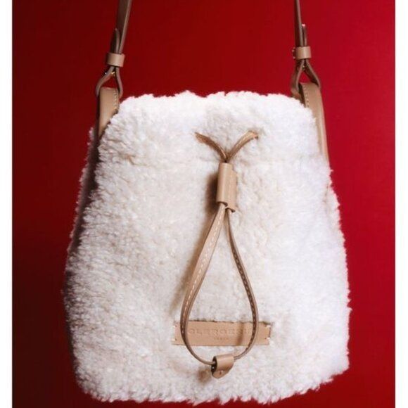 Robert Clergerie Clergerie Paris Brooklyn Mini Bucket Bag Drawstring, White S Size ONE SIZE - 11 Thumbnail