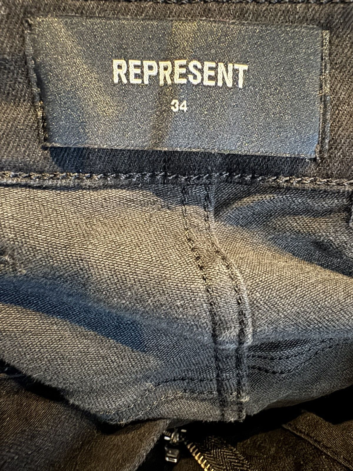 Represent Clo. Represent Destroyed Black Denim Size US 32 / EU 48 - 3 Thumbnail