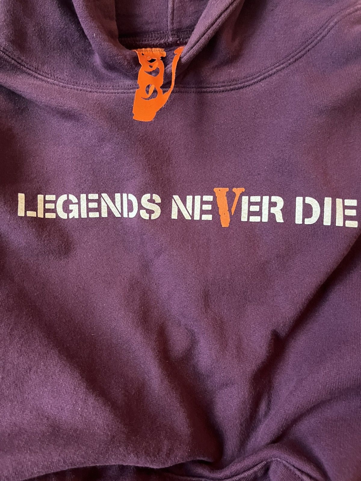 Vlone Vlone Juice Wrld Purple Hoodie Size US XL / EU 56 / 4 - 3 Thumbnail