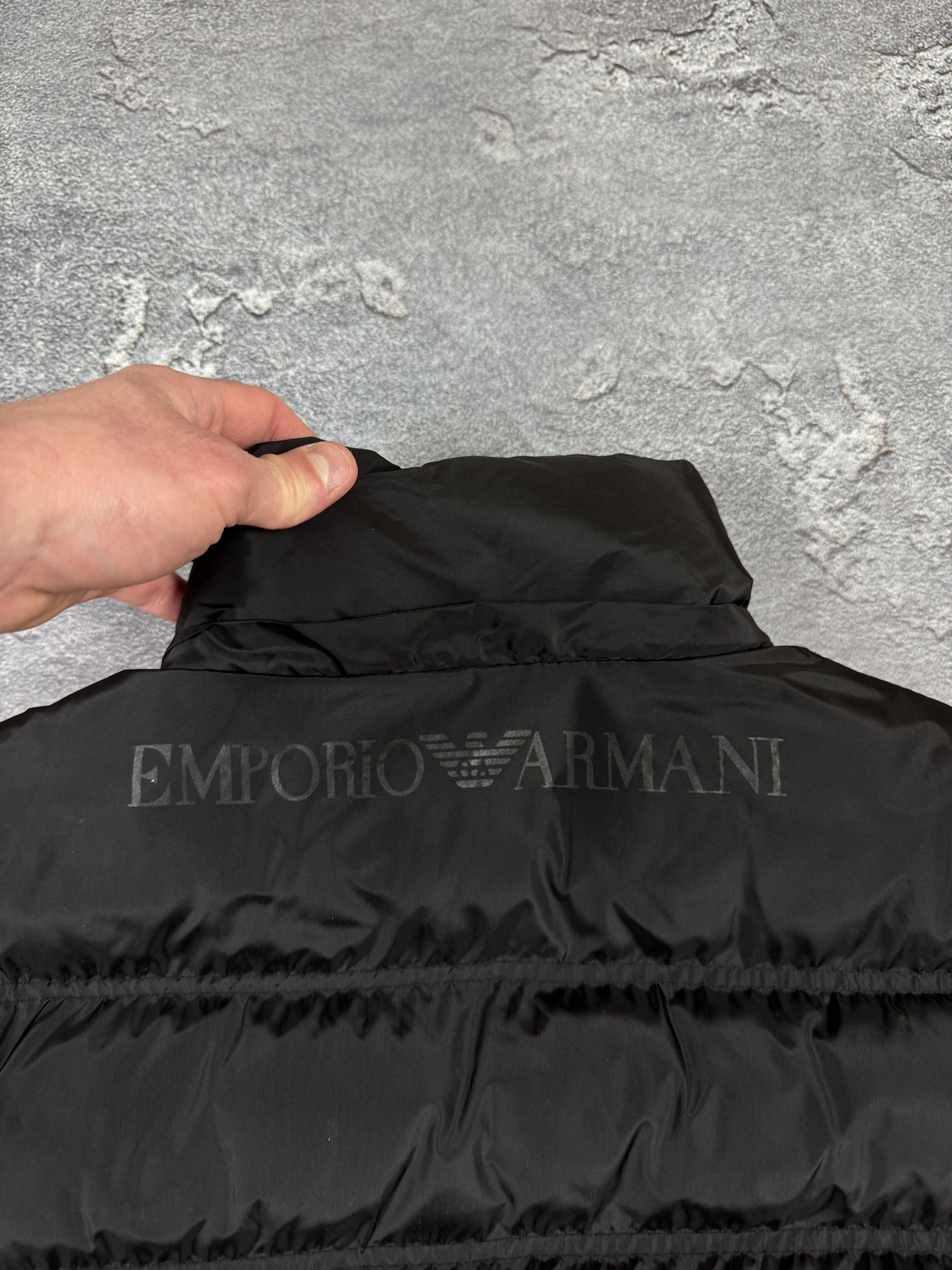 Emporio Armani Emporio Armani Nylon Cropped Bomber Jacket Size M Size US M / EU 48-50 / 2 - 5 Thumbnail