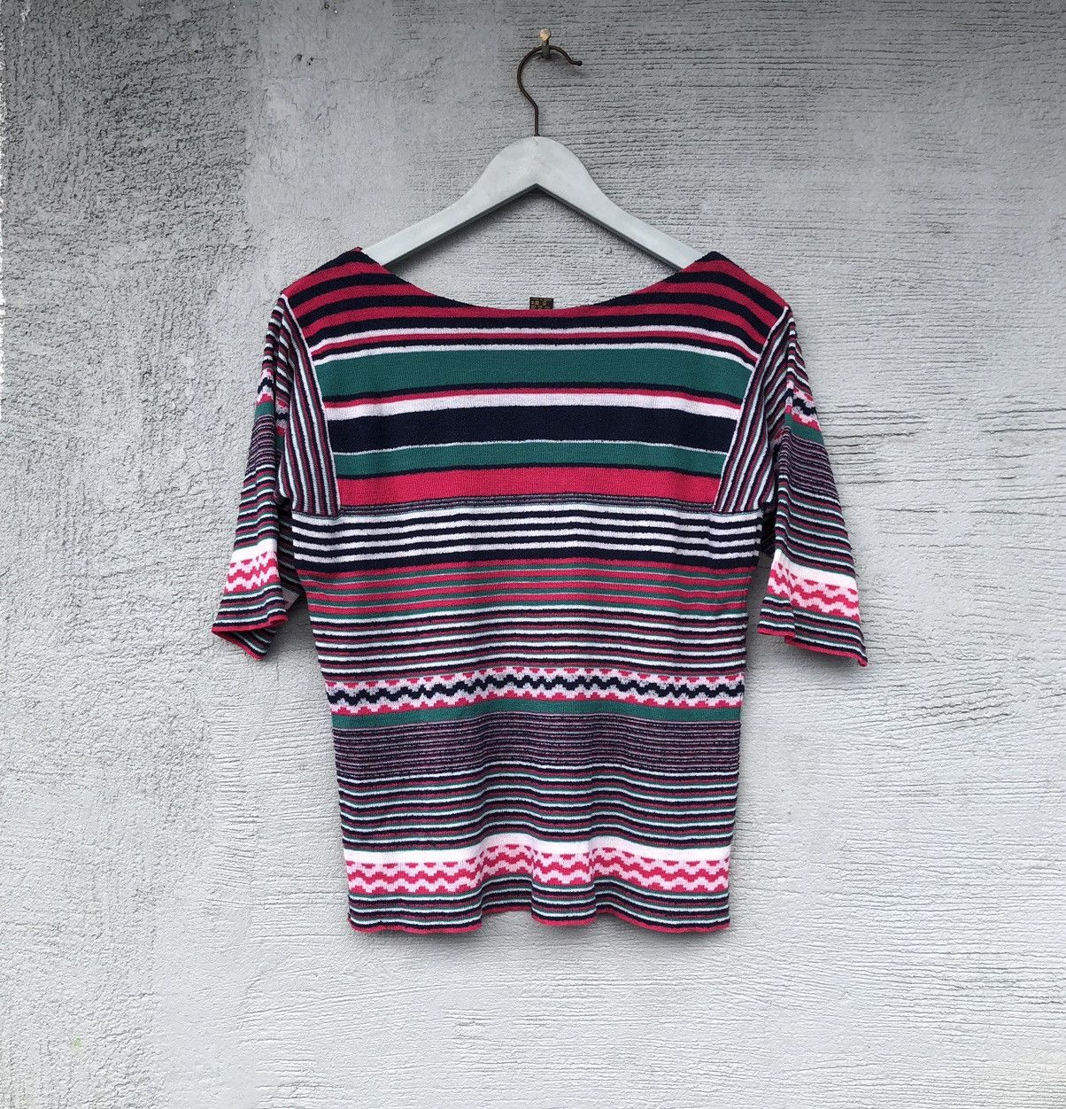 Louis Vuitton Louis Vuitton Multi Color Knit Blouse Size L / US 10 / IT 46 - 6 Thumbnail