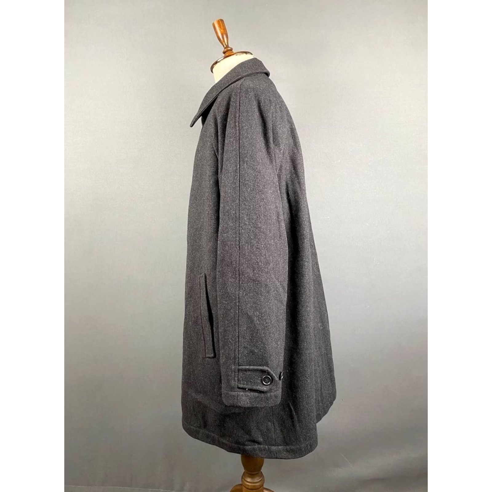 Fay Fay Jacket Regular 2XL Black Trench Parka Breathable Full Zip Button Up Mid-Length Jacket Coat Men Size US XXL / EU 58 / 5 - 4 Thumbnail