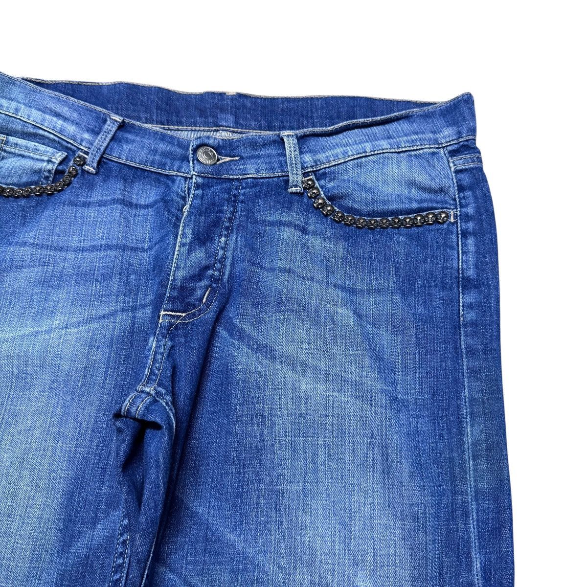 Zadig & Voltaire Zadig & Voltaire Skull Studded Boyzadig Denim Jeans Size US 32 / EU 48 - 6 Thumbnail