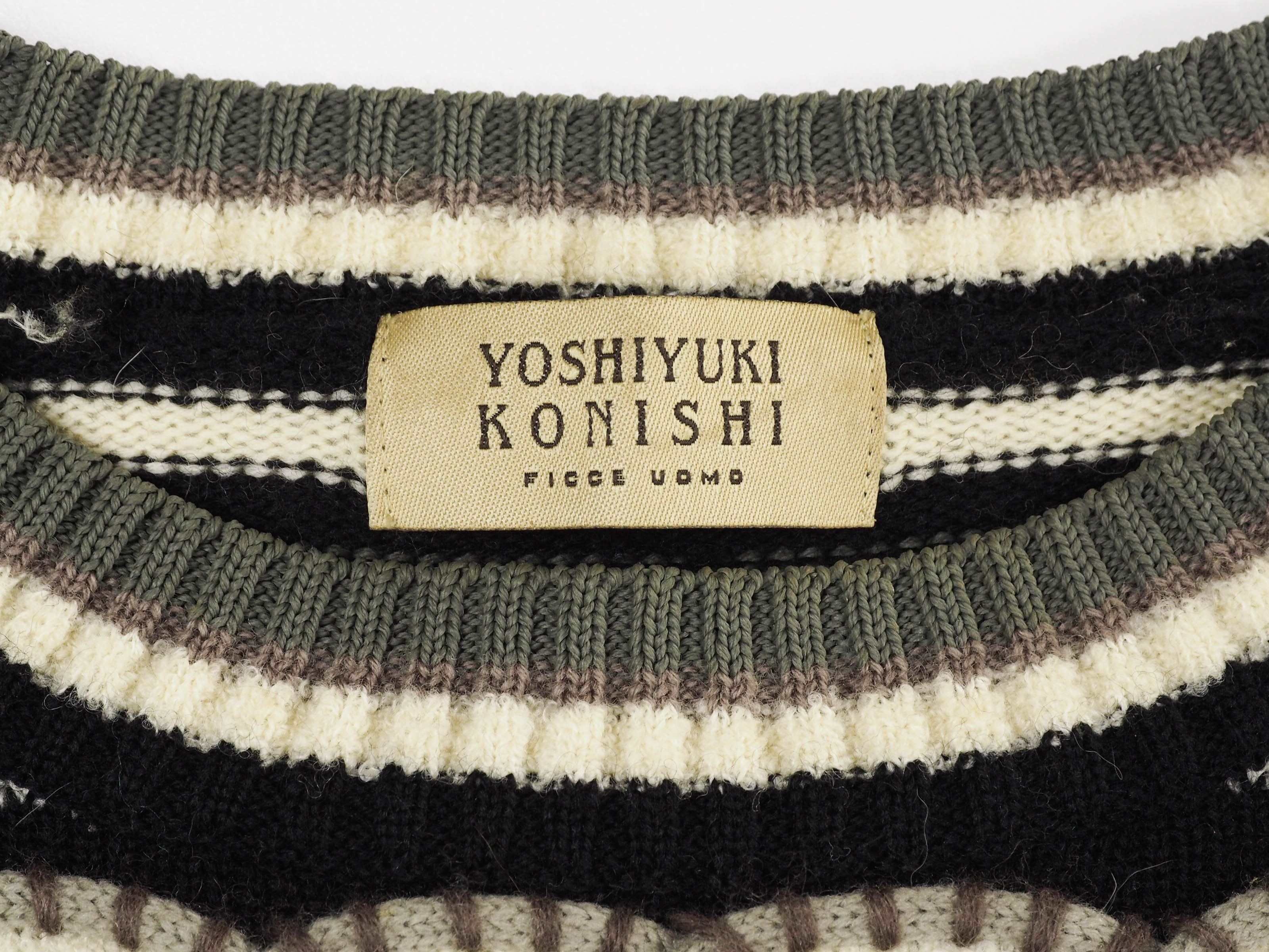 Yoshiyuki Konishi Yoshiyuki Konishi sweater knitting jacket Size ONE SIZE - 5 Thumbnail