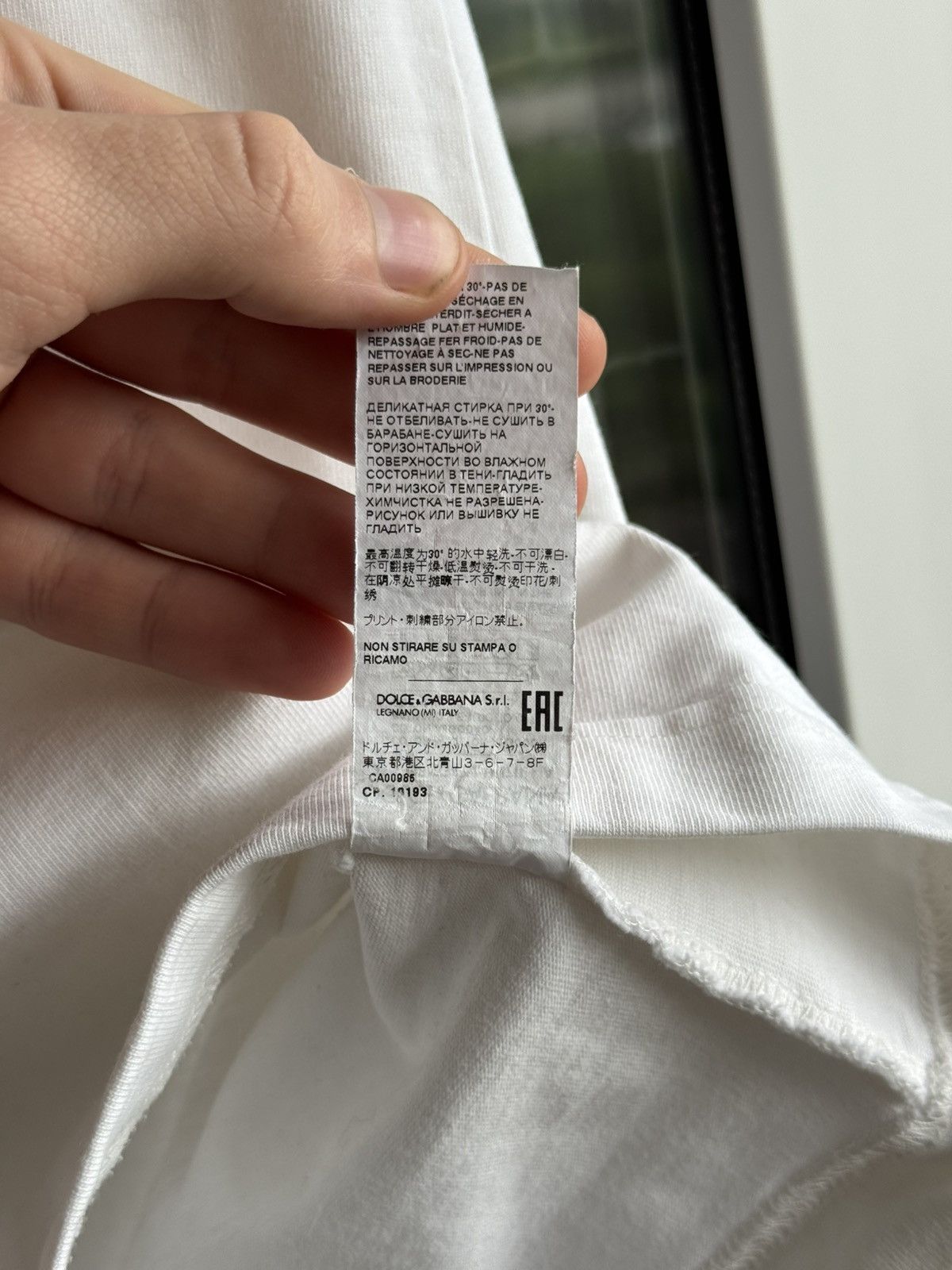 Dolce & Gabbana Dolce & Gabbana Box Logo-Print Boxy Fit Size US M / EU 48-50 / 2 - 5 Thumbnail