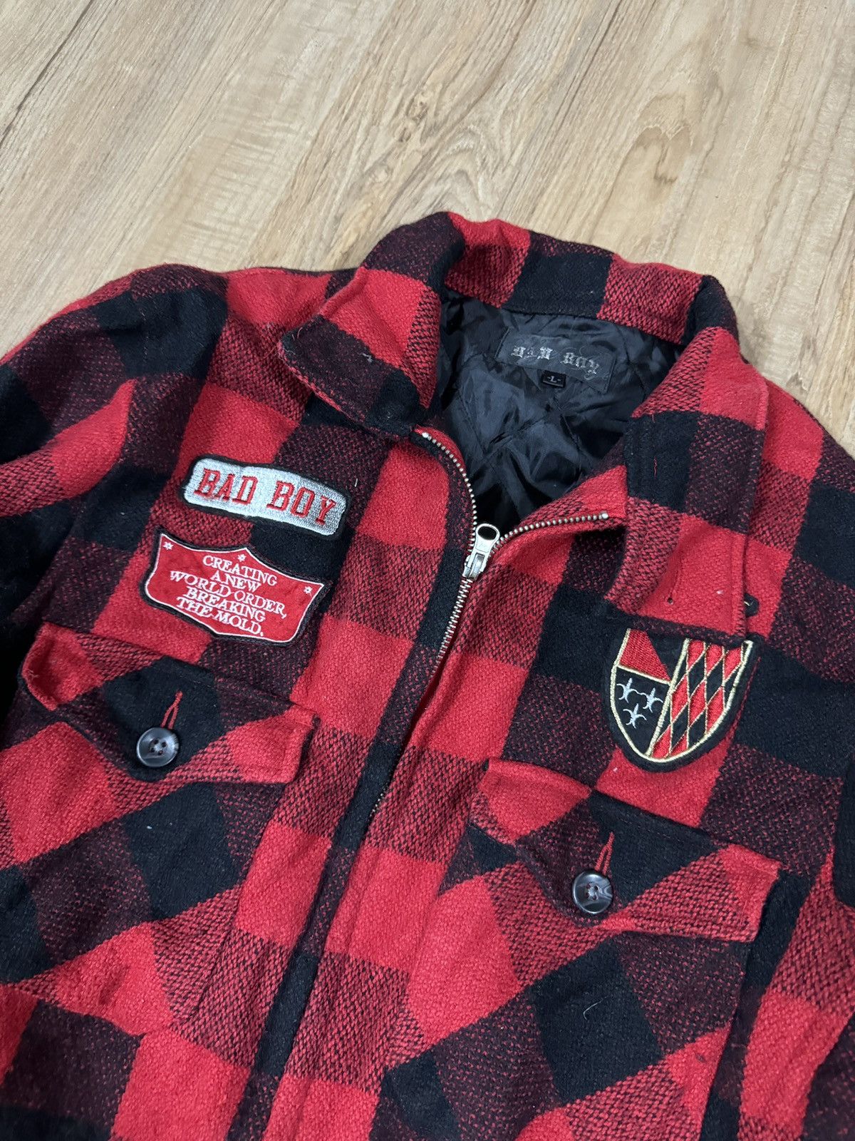 If Six Was Nine × Japanese Brand × Seditionaries BAD BOY bikers punk style Jacket Size US L / EU 52-54 / 3 - 2 Thumbnail