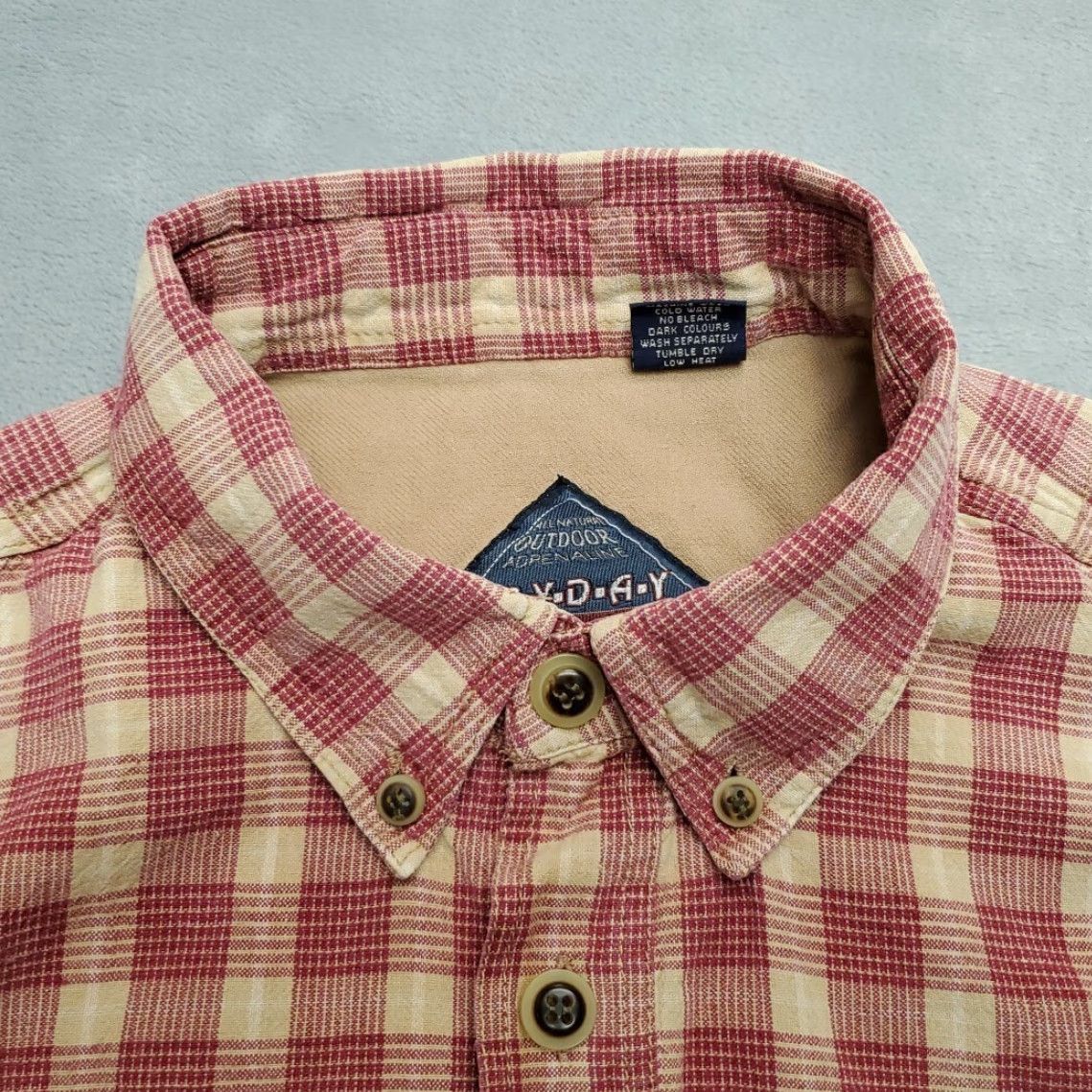 Barracuda VTG Fryday shirt Mens XL Marron Plaid Club Barracuda Long Sleeve Outdoor Fishing Size US XL / EU 56 / 4 - 3 Thumbnail