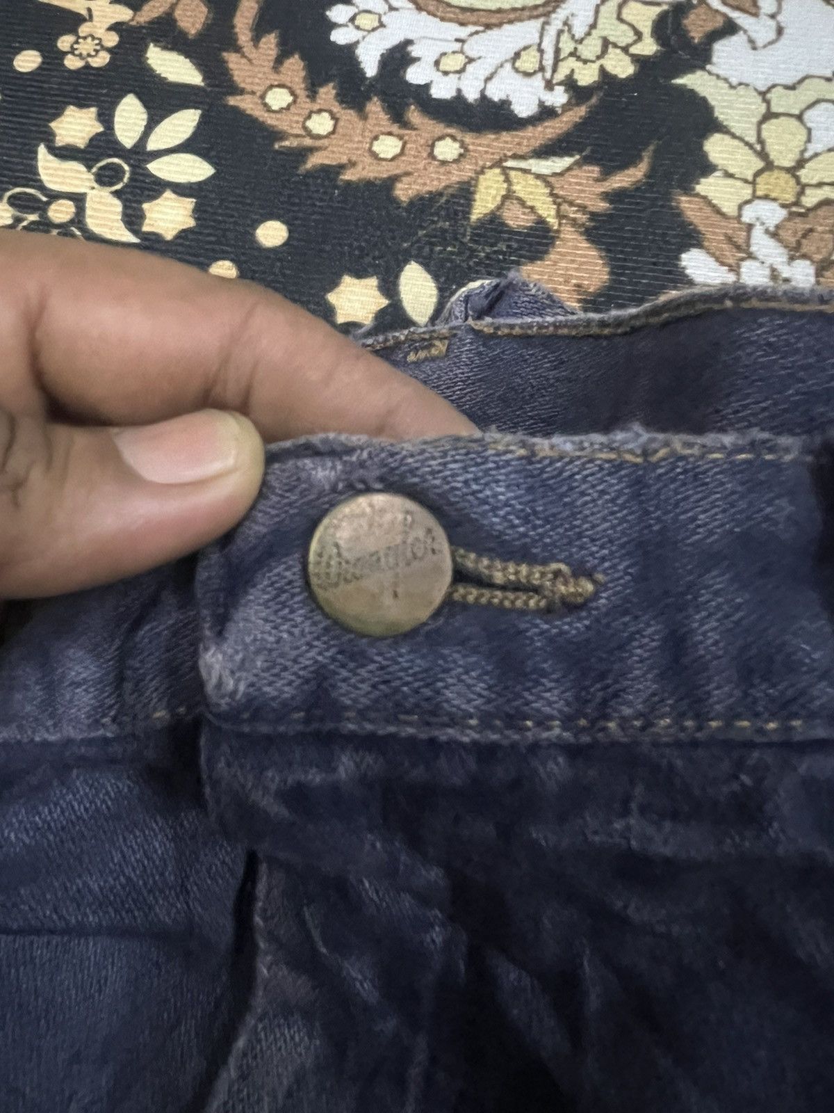 Hysteric Glamour × Vintage × Wrangler WRANGLER DOUBLE TONE DISTRESSED DENIM PANT Size US 34 / EU 50 - 9 Thumbnail
