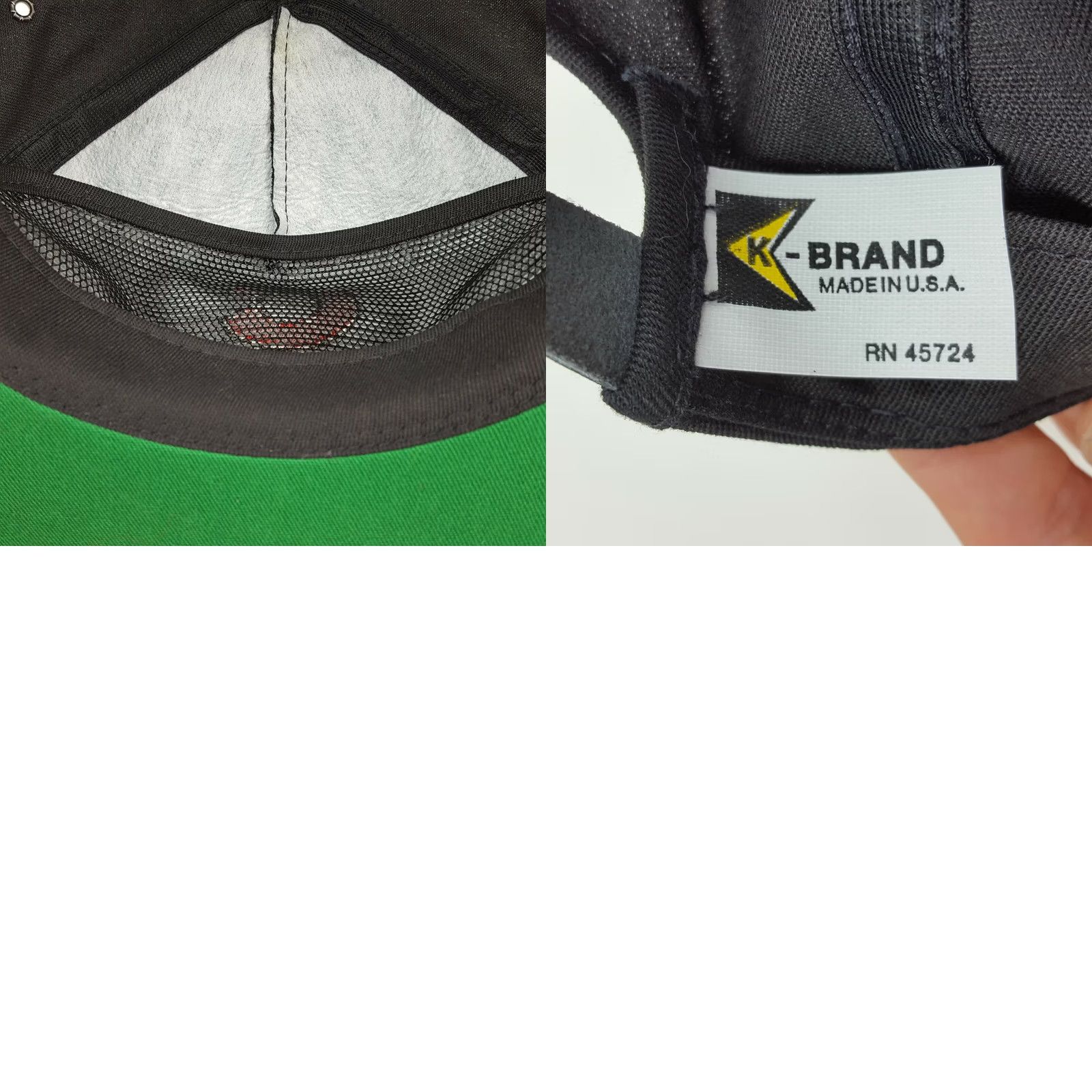 J Brand VINTAGE K-Brand Coastal Chem Trucker Hat Cap Men's Adjustable Black Vintage USA Made Size ONE SIZE - 8 Thumbnail