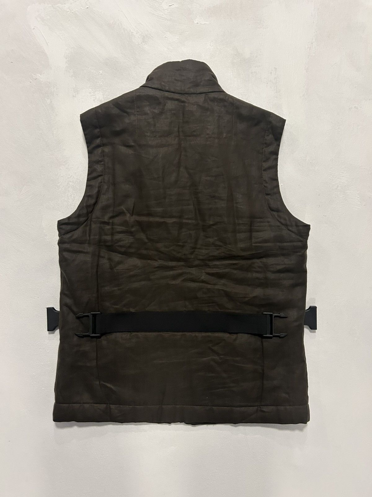 Dirk Bikkembergs Dirk Bikkemberg Buckle Waxed Vest Size US M / EU 48-50 / 2 - 3 Thumbnail