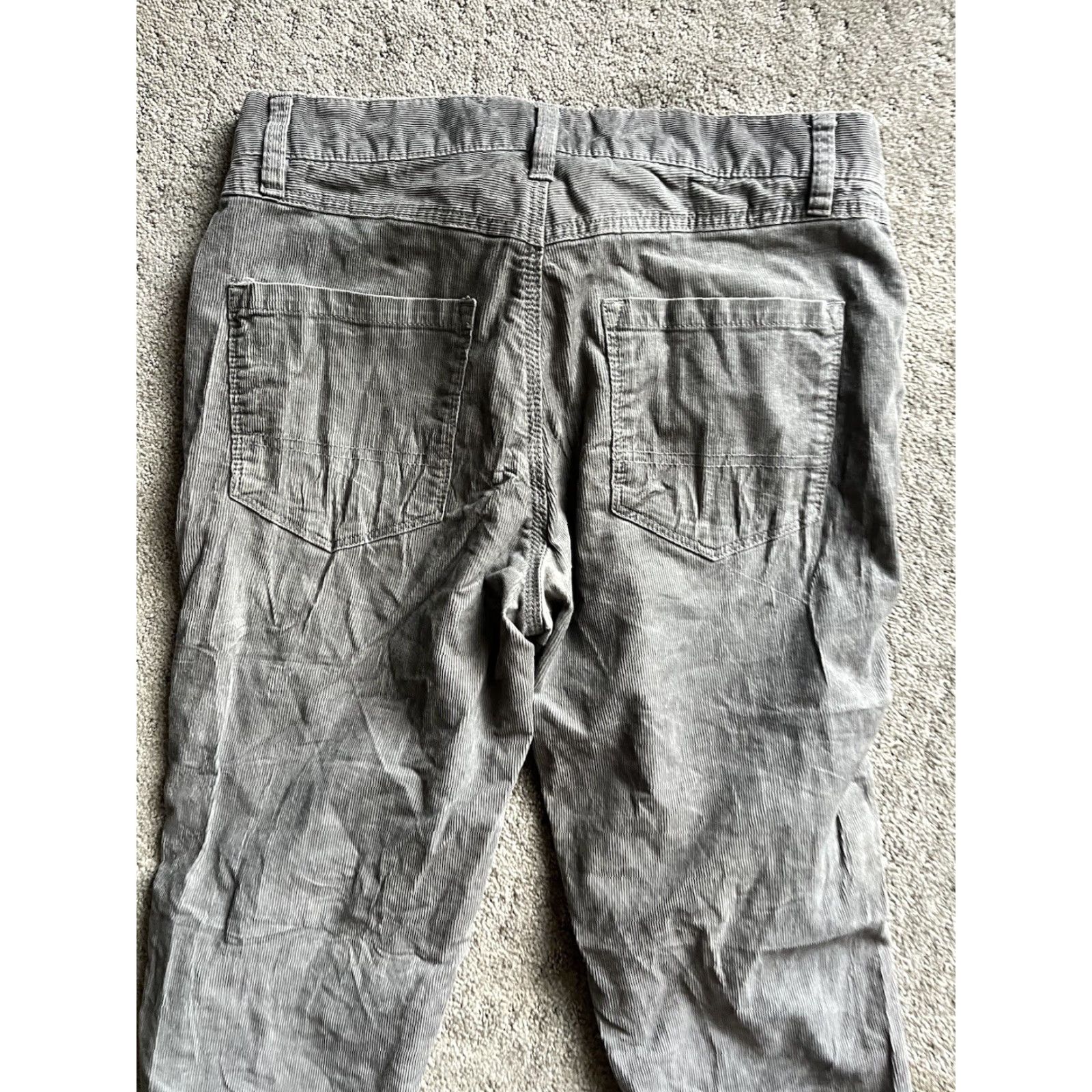 Tommy Hilfiger VINTAGE Tommy Hilfiger Gray Corduroy Chino Pants Mens 30x32 Distressed 90s Retro Size US 30 / EU 46 - 2 Thumbnail