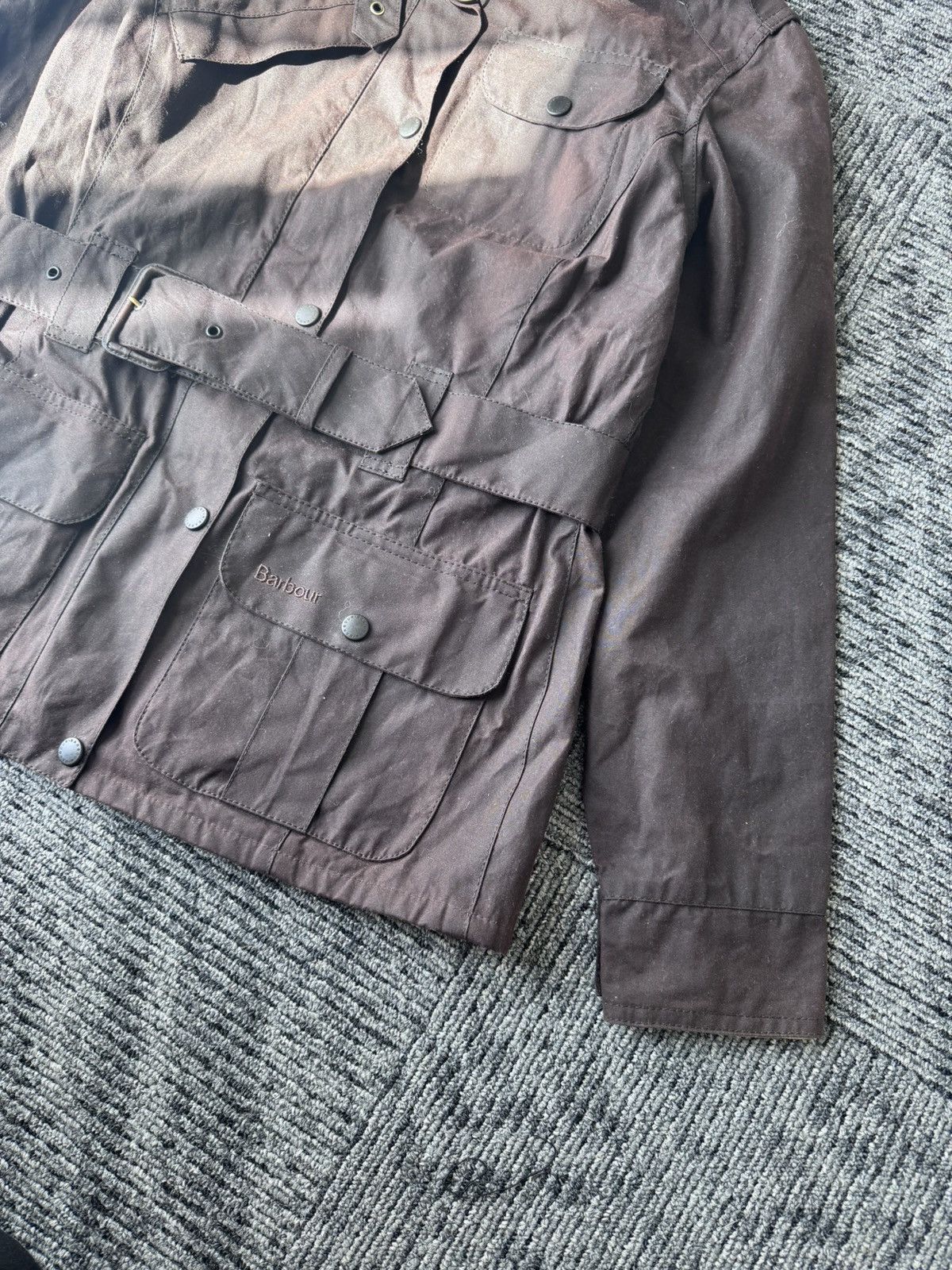 Barbour Barbour waxed jacket AMELIA brown NEW Size S / US 4 / IT 40 - 3 Thumbnail