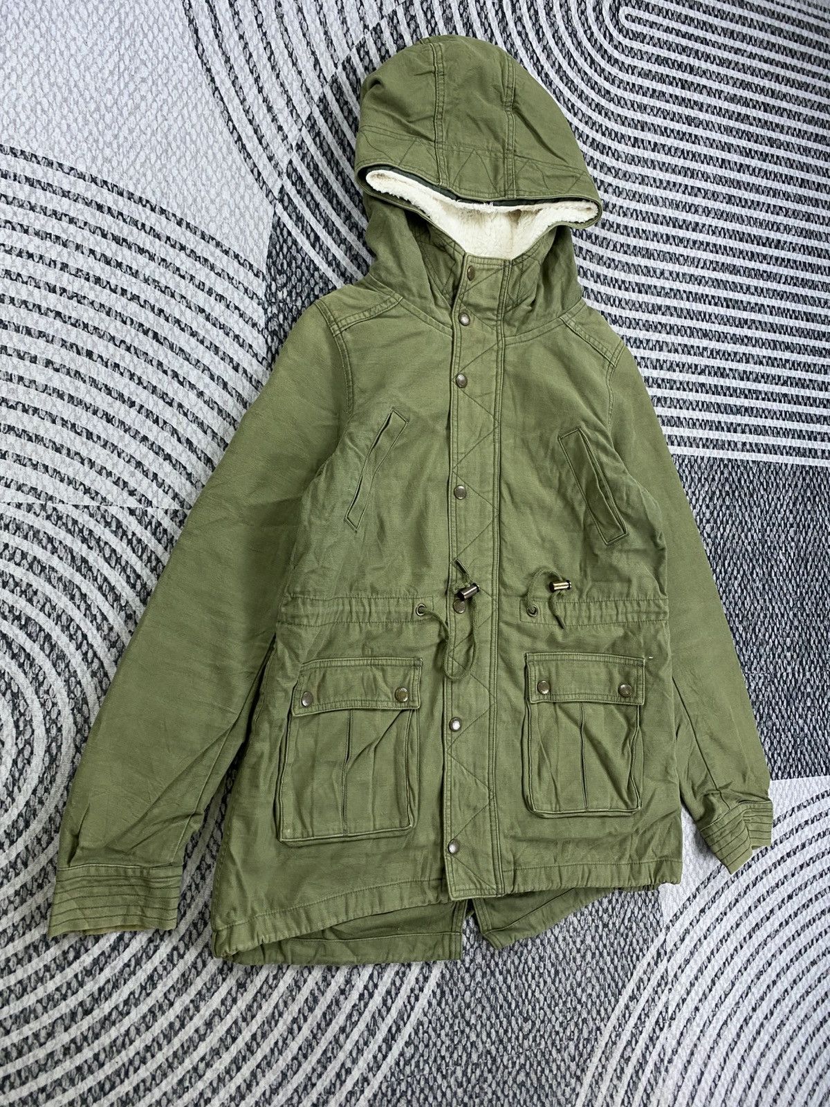 Japanese Brand Vtg XGIRL Hysteric Glamour Multipocket Hoodie Parka Jacket Size US M / EU 48-50 / 2 - 4 Thumbnail
