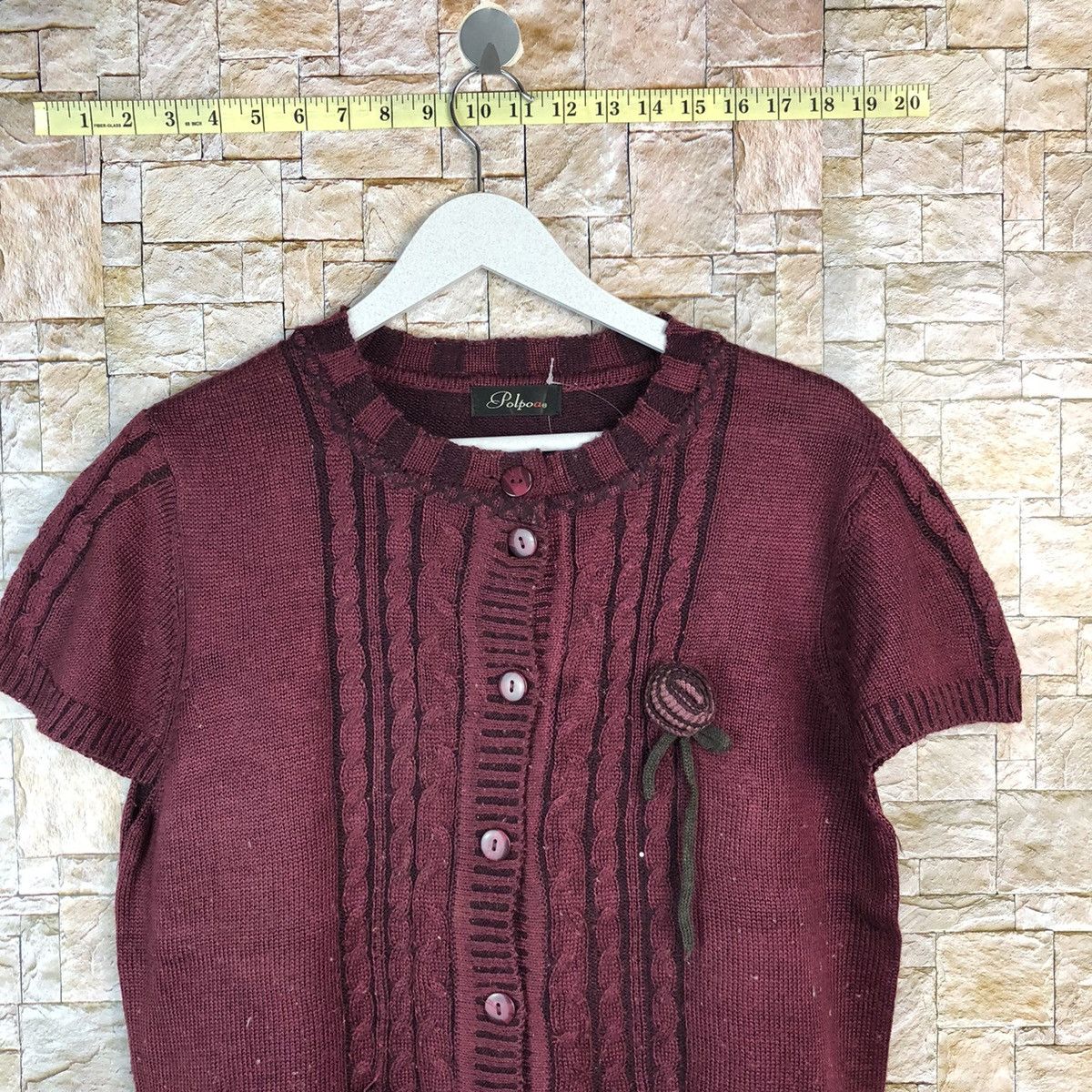 Homespun Knitwear × Japanese Brand Pol Poq Purple Knitwear #A1190 Size M / US 6-8 / IT 42-44 - 5 Thumbnail