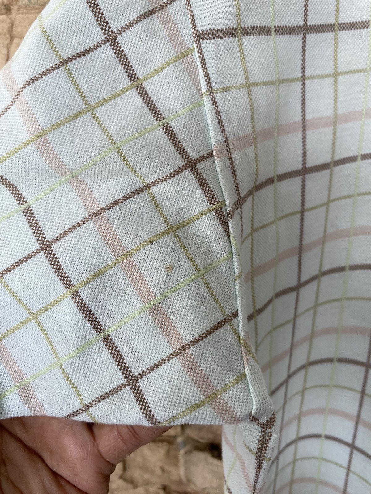 Vintage Rare Vintage Burberry London Checkered Single Stitch Polos Size US M / EU 48-50 / 2 - 14 Thumbnail