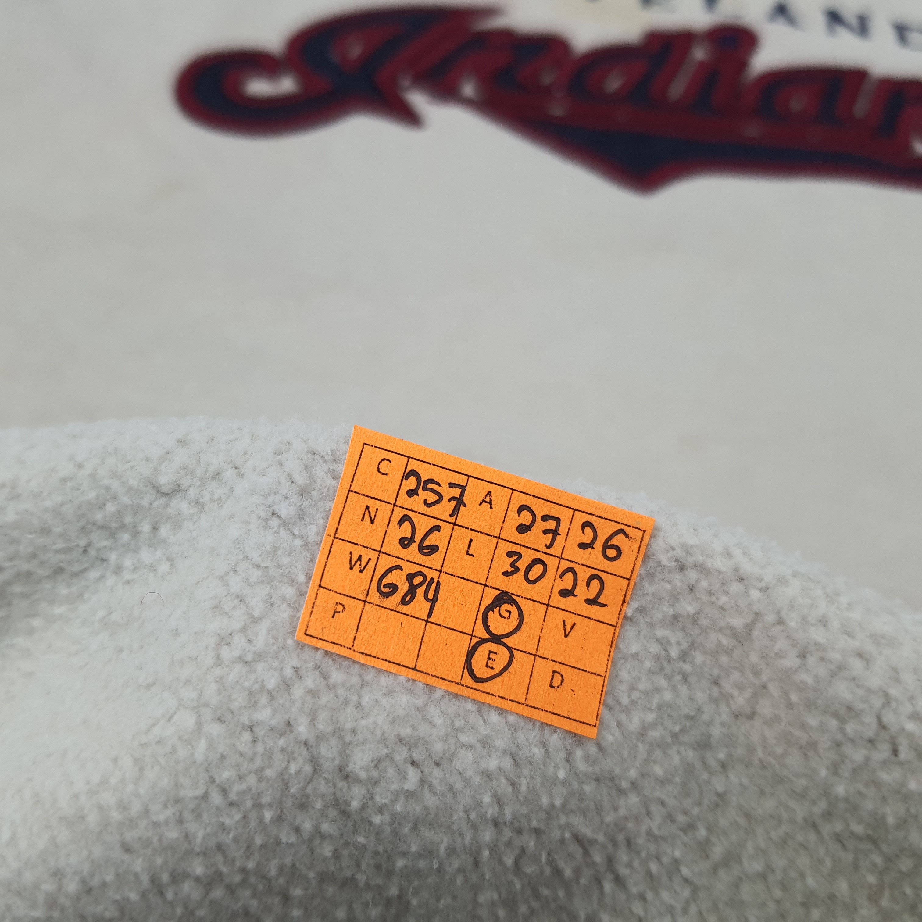 Vintage Vintage Cleveland Indians MLB Sweatshirt C257N26 Size US XXL / EU 58 / 5 - 8 Thumbnail