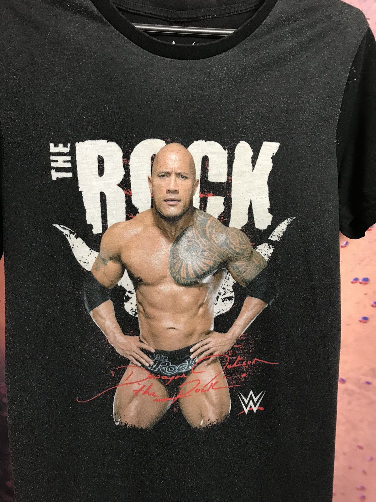 Vintage × WWE × WWF Vintage wwe wwf the rock t shirt Size US M / EU 48-50 / 2 - 3 Thumbnail