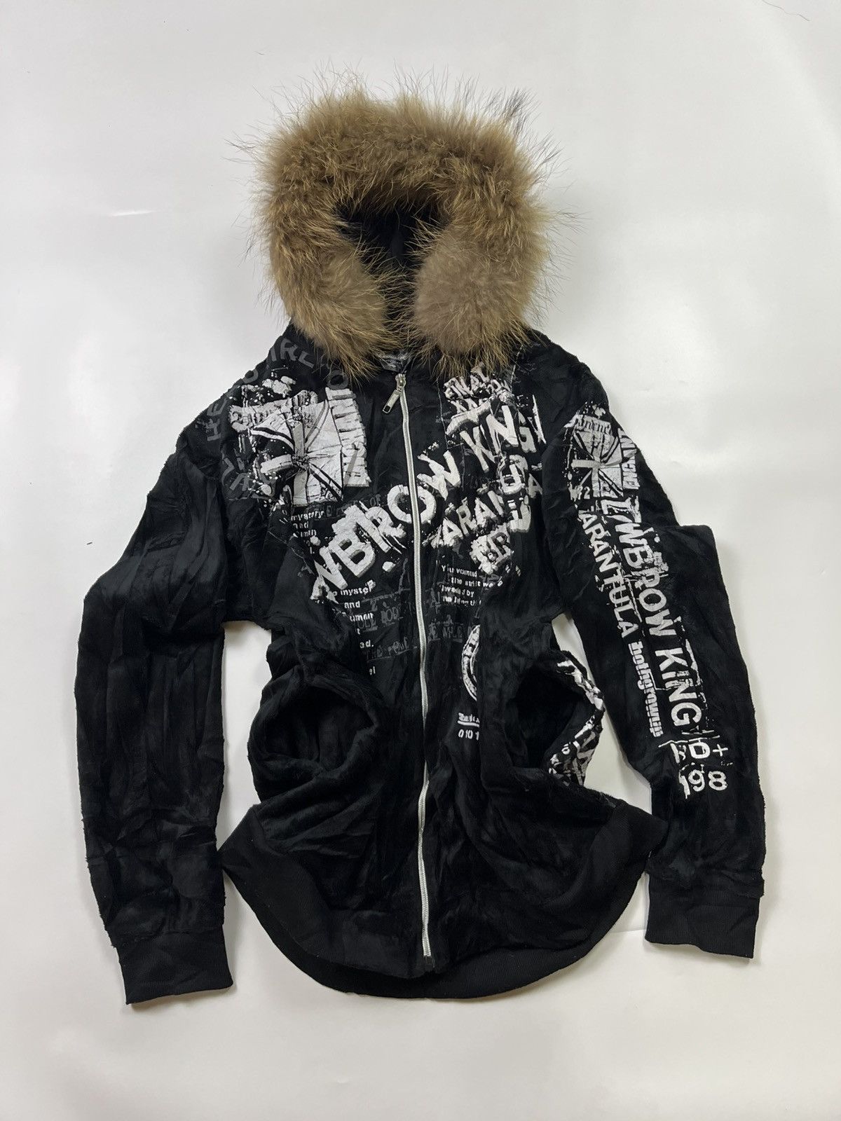 If Six Was Nine × Japanese Brand × Le Grande Bleu (L.G.B.) Japanese Fur hoodie Beaumere Uk style Size US L / EU 52-54 / 3 - 3 Thumbnail